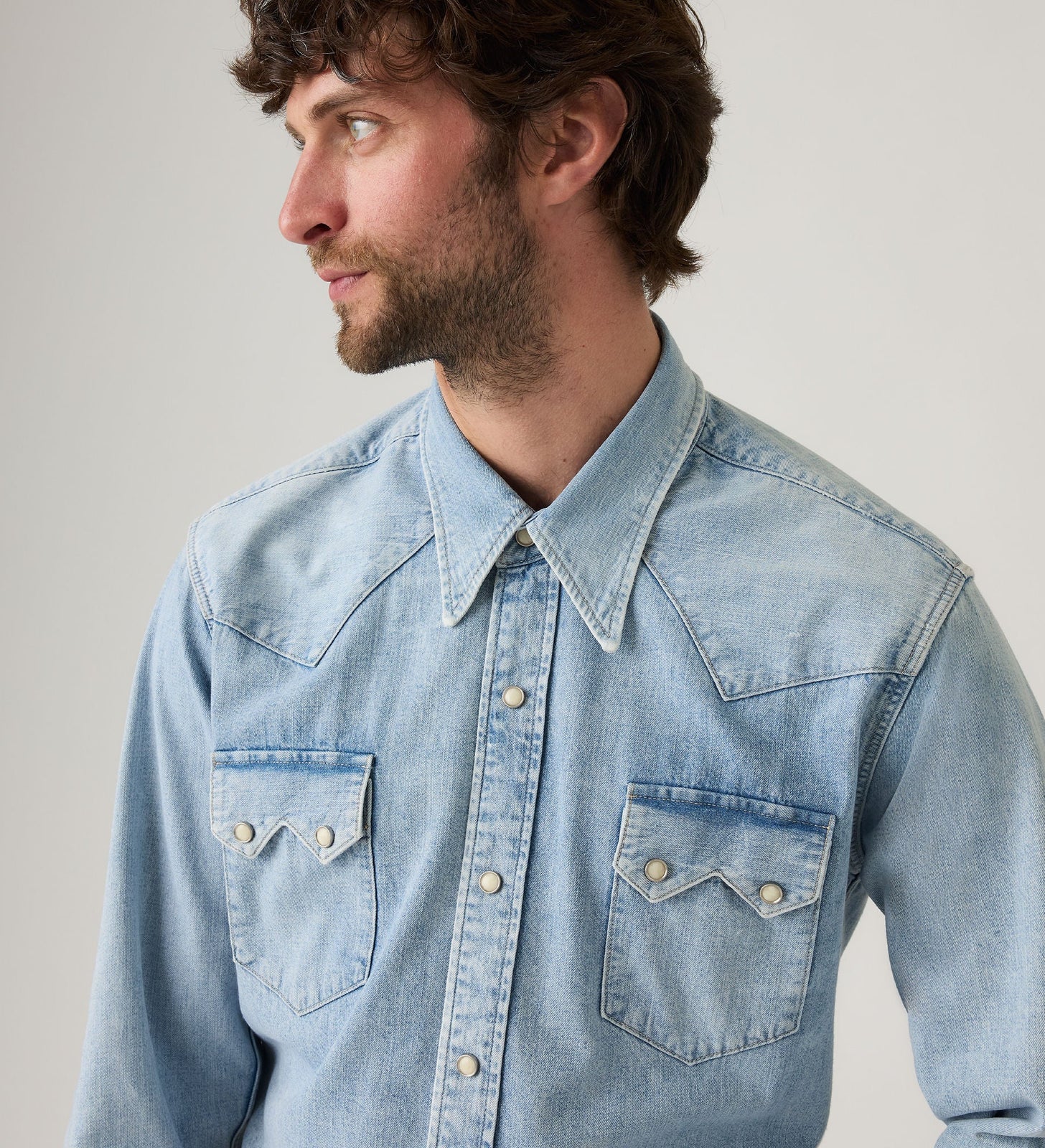 Main 4 - Levi's® Men's 1955 Sawtooth Shirt - 001L70003