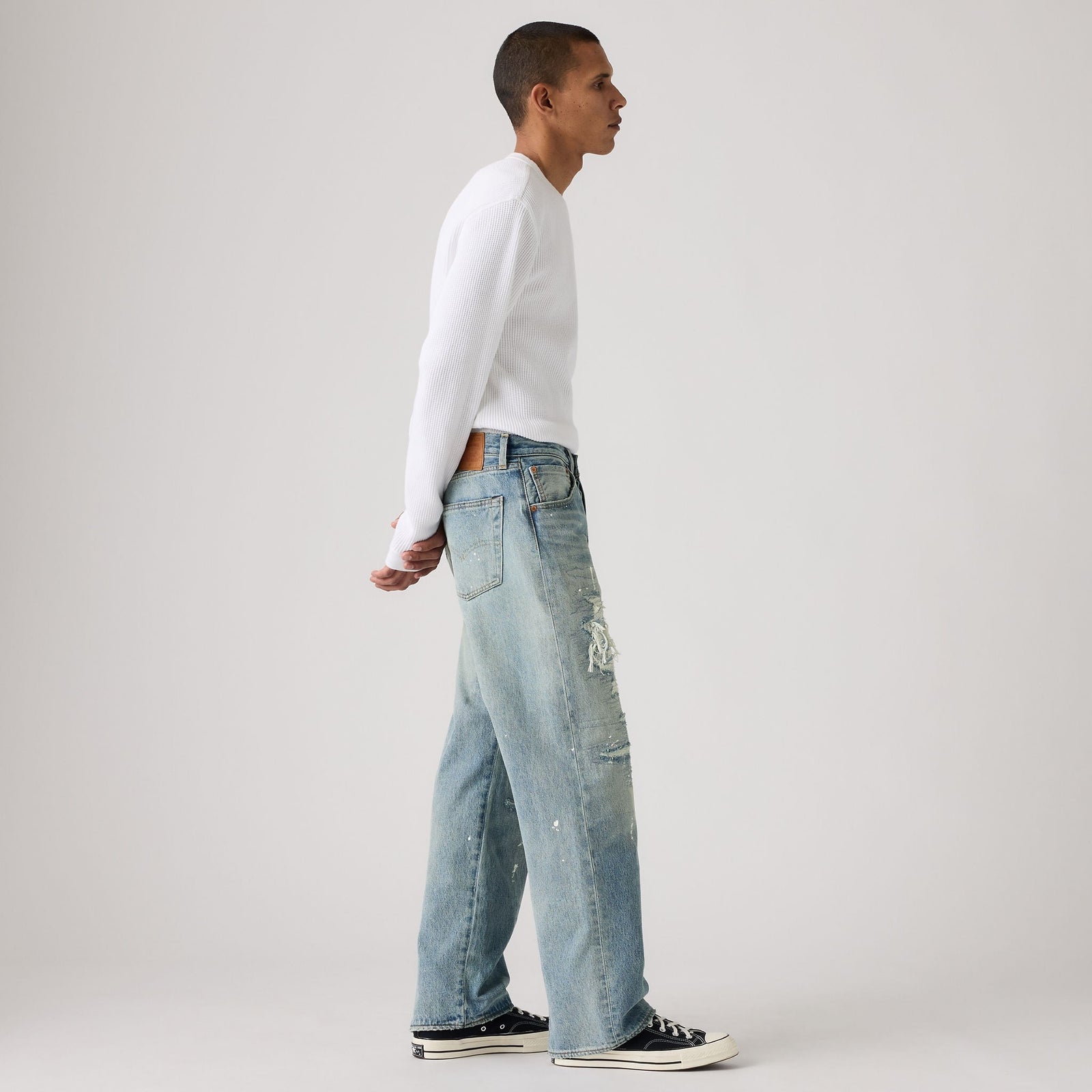 Main 4 - Levi's® Men's 501® Loose Jeans - 0057U0020