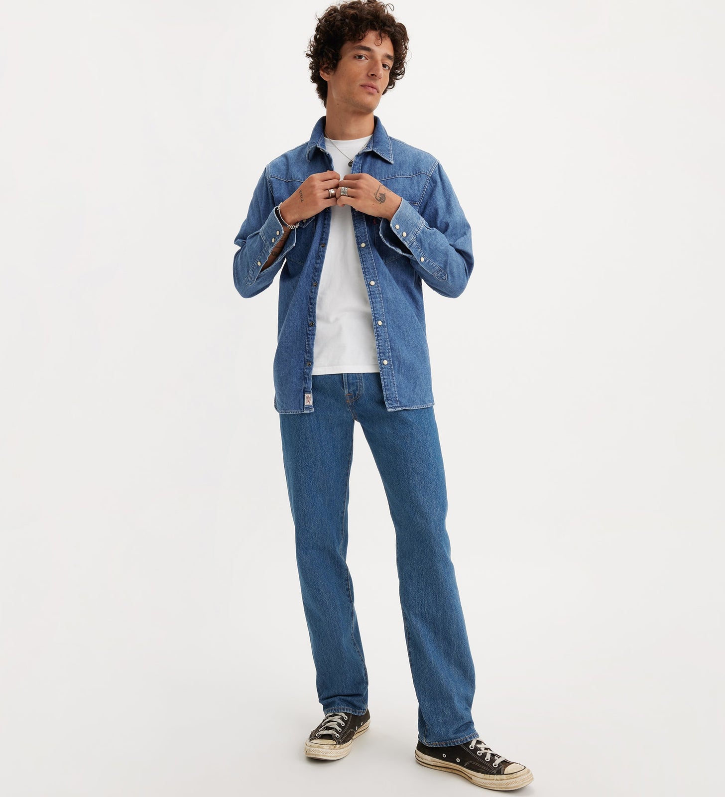 Main 4 - Levi's® Men's 501® Original Jeans - 005010193