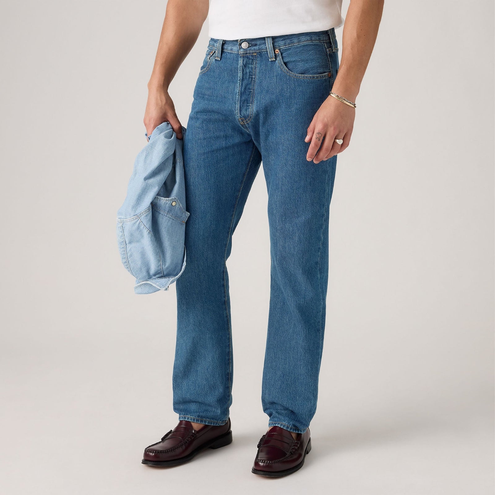 Main 5 - Levi's® Men's 501® Original Jeans - 005013921