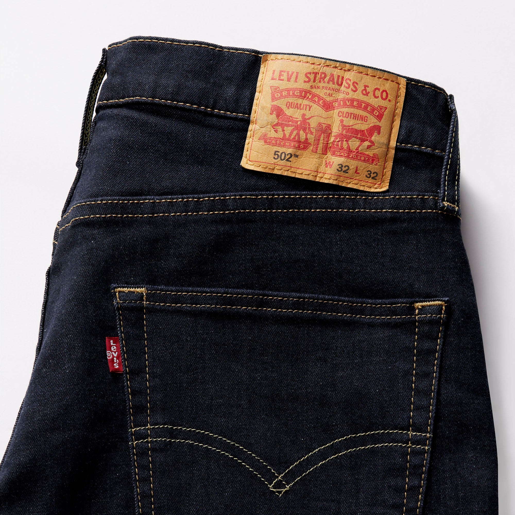 Levi's® Men's 502™ Taper Jeans In Dark Wash - Main Image