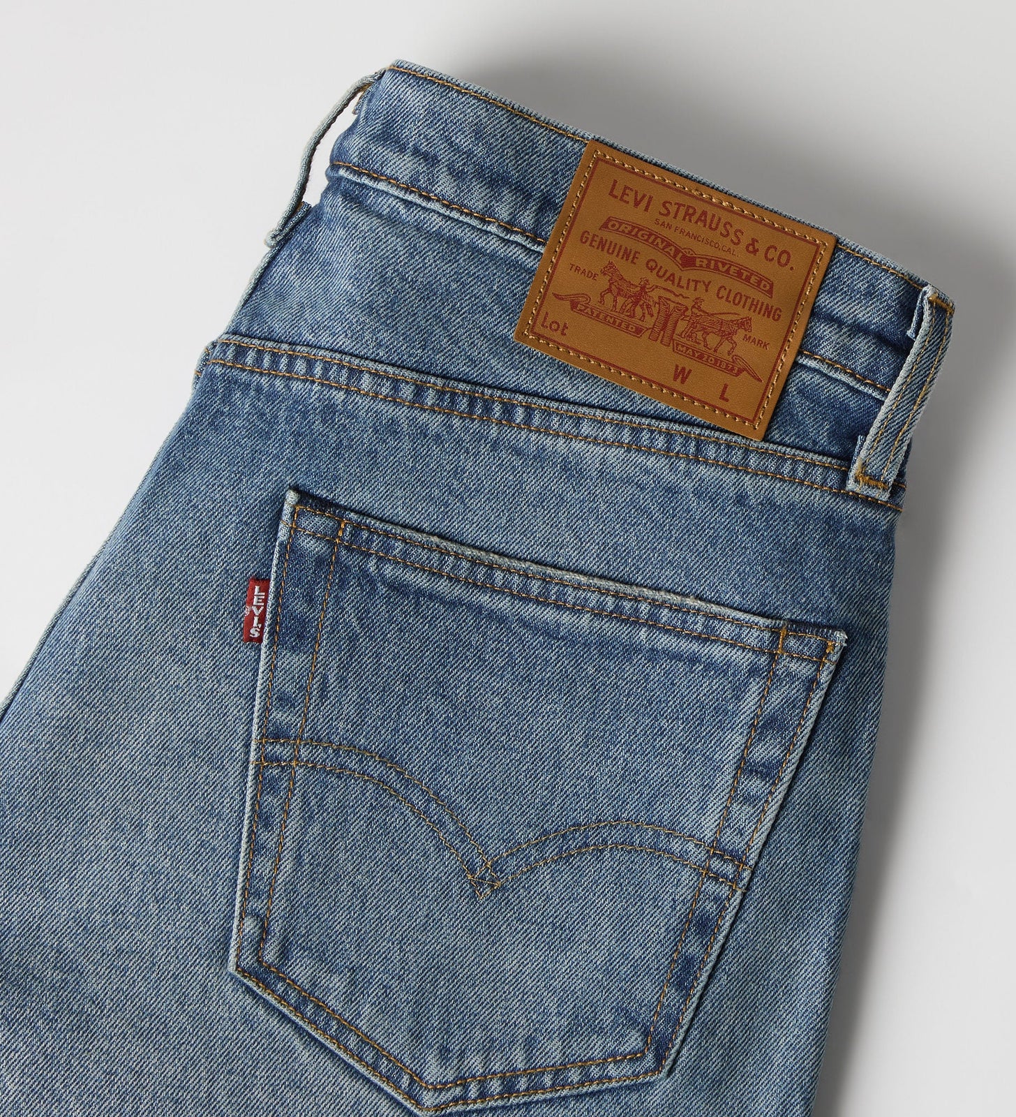 Main 7 - Levi's® Men's 502 Taper Selvedge Jeans - 295071888