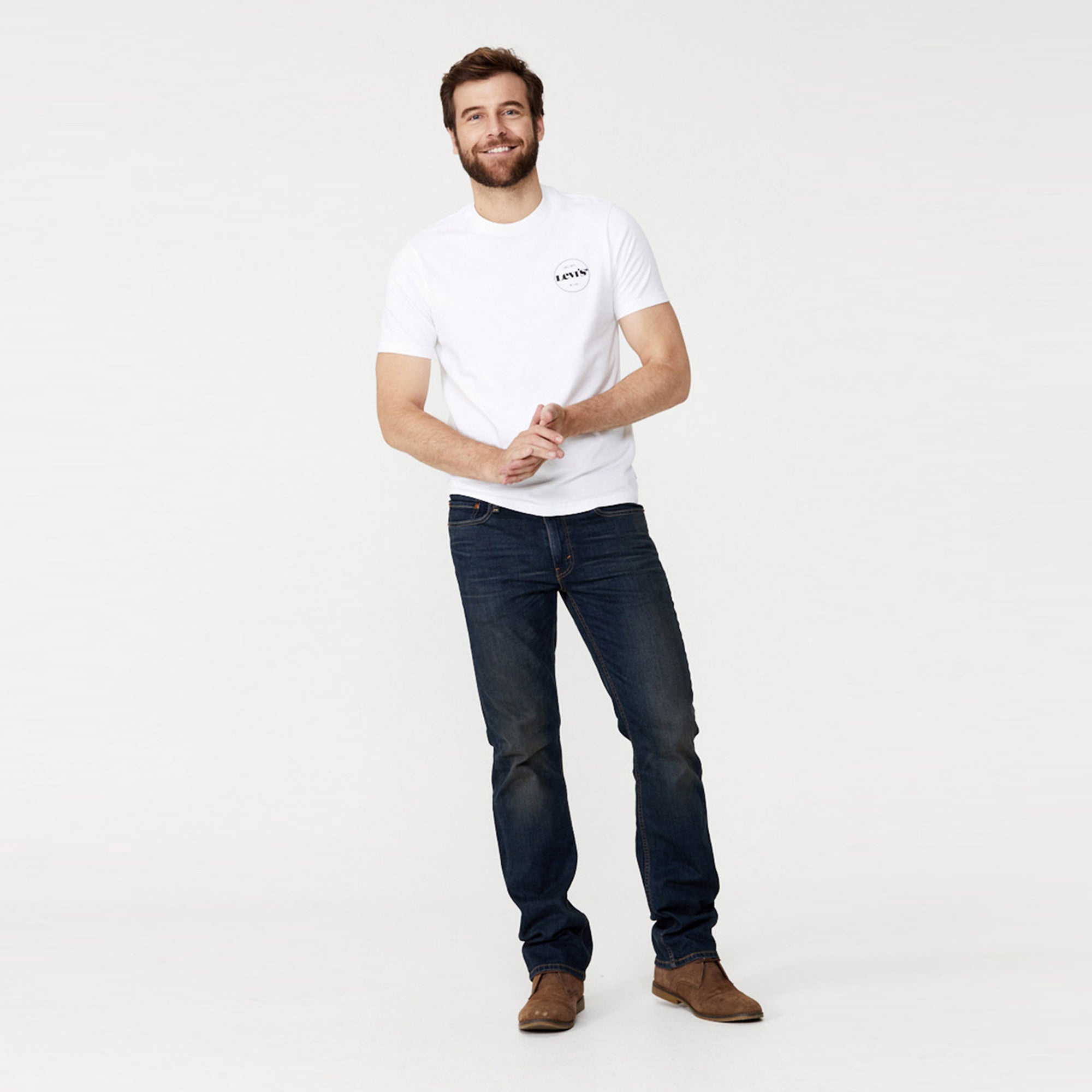 514™ Straight Jeans – The Balanced Fit in Covered Up Wash