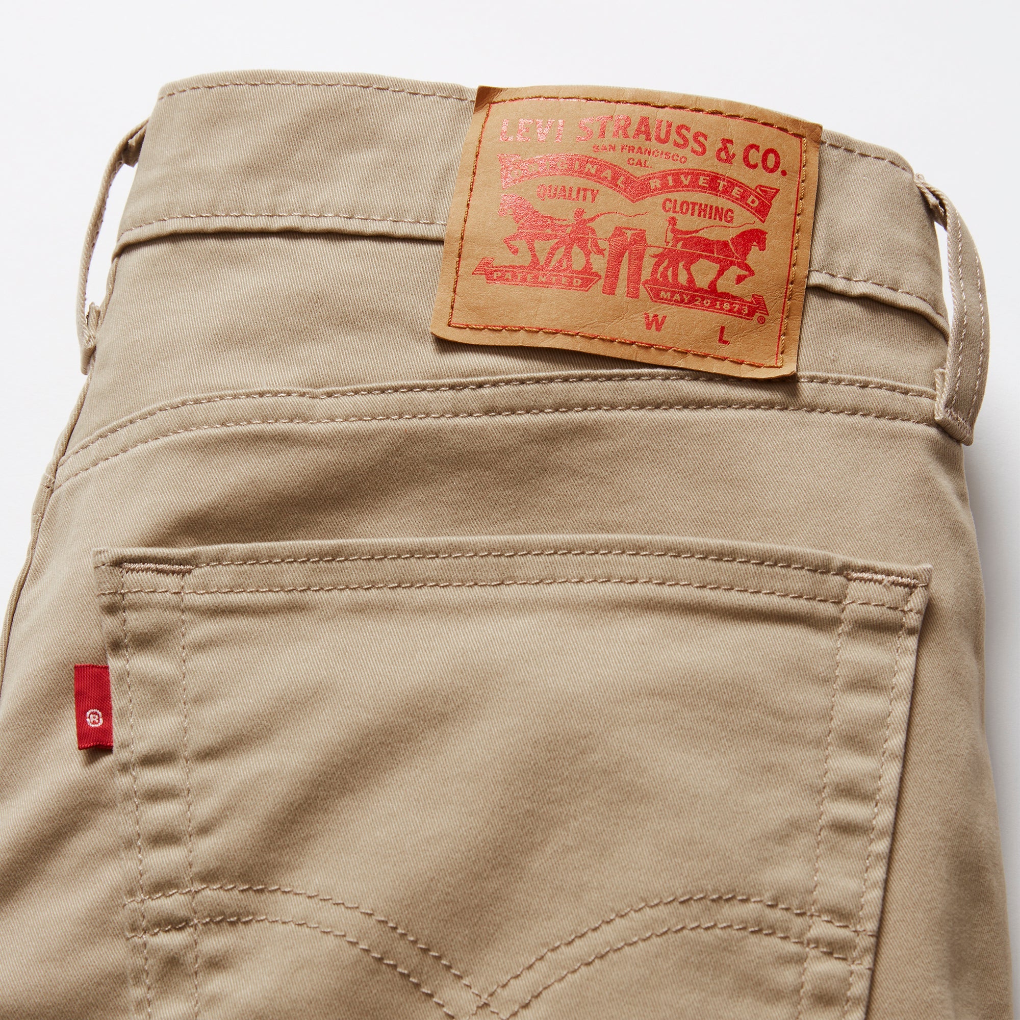 Men's Jeans Levis 501 Neutral Beige Pantaloni Levi's 501