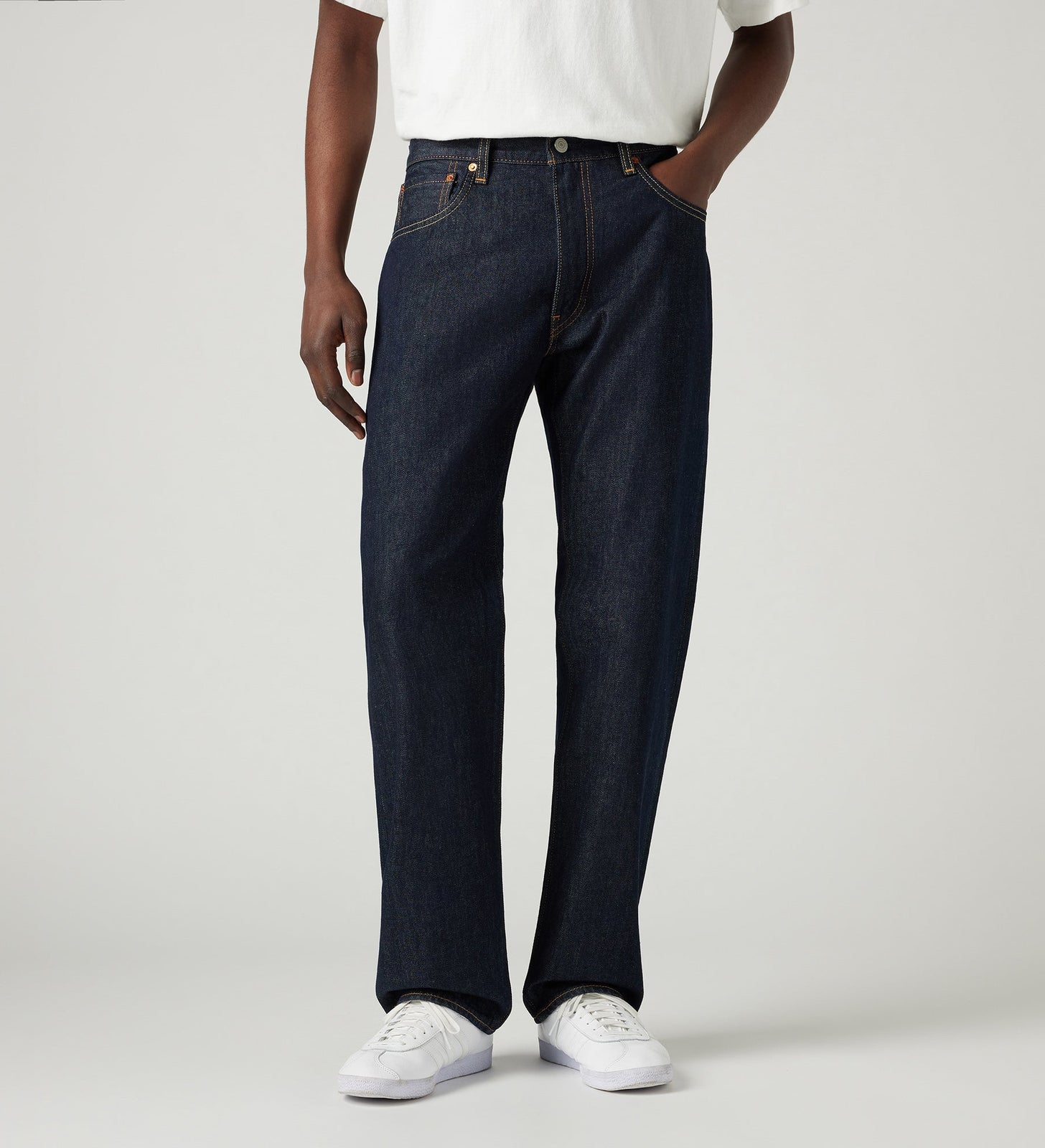 Main 5 - Levi's® Men's 555™ Relaxed Straight Jeans - 000LO0000