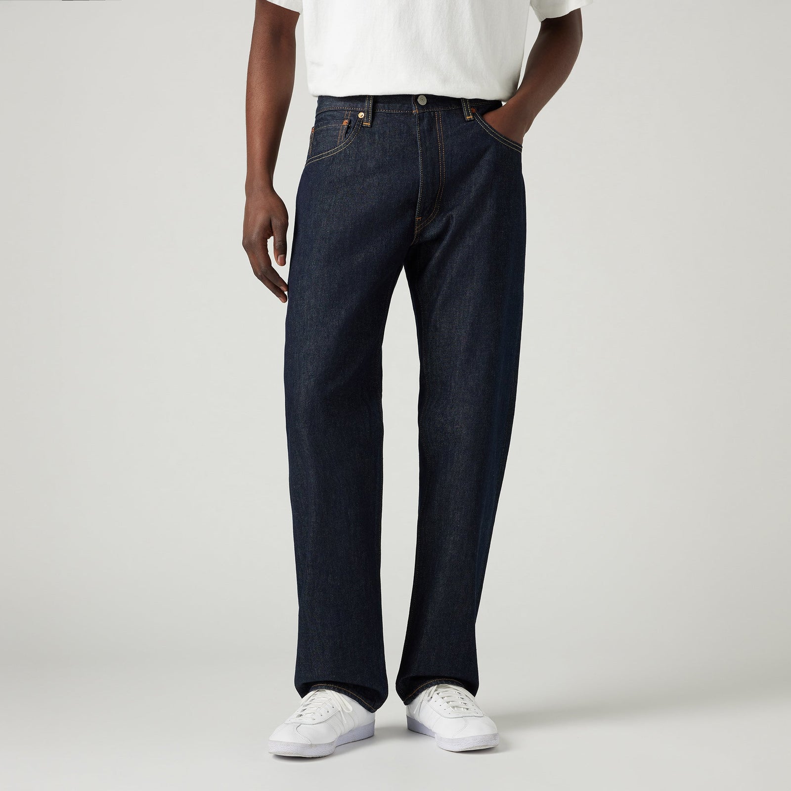 Main 5 - Levi's® Men's 555™ Relaxed Straight Jeans - 000LO0000