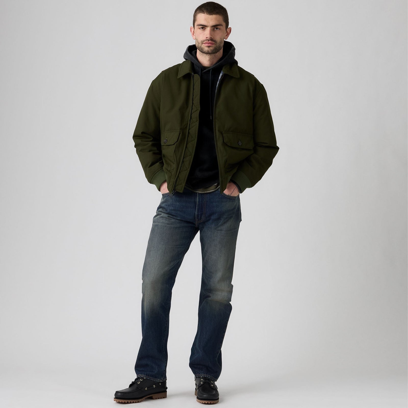 Main 1 - Levi's® Men's 555™ Relaxed Straight Jeans - 000LO0065