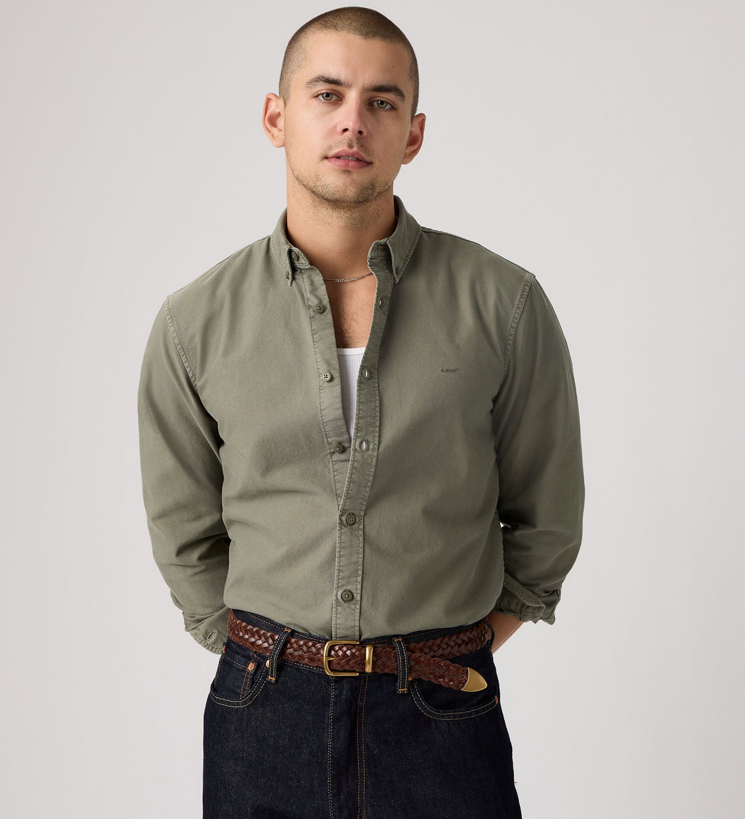 Main 3 - Levi's® Men's Authentic Button-Down Shirt - A72100053