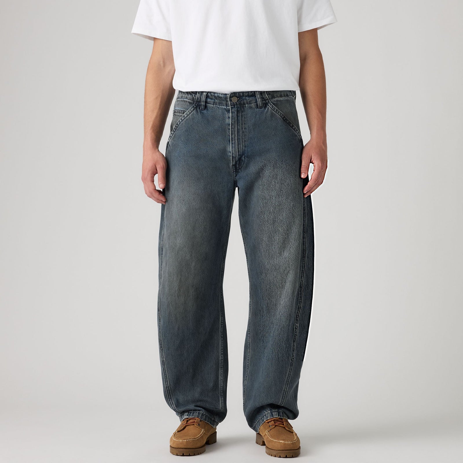 Main 5 - Levi's® Men's Baggy Barrel Jeans - 0057O0010