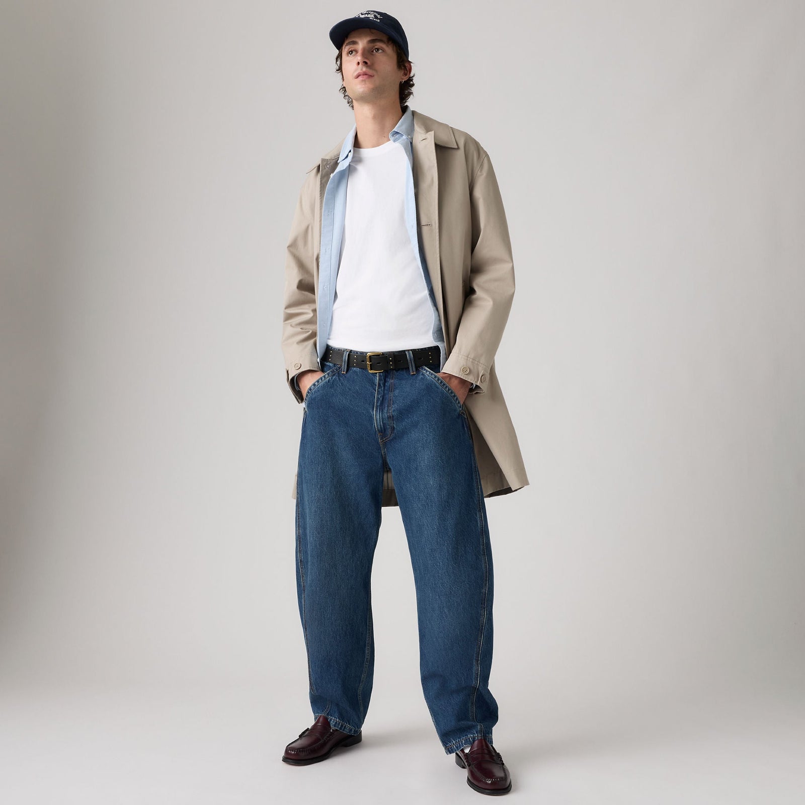 Main 4 - Levi's® Men's Baggy Barrel Jeans - 0057O0001