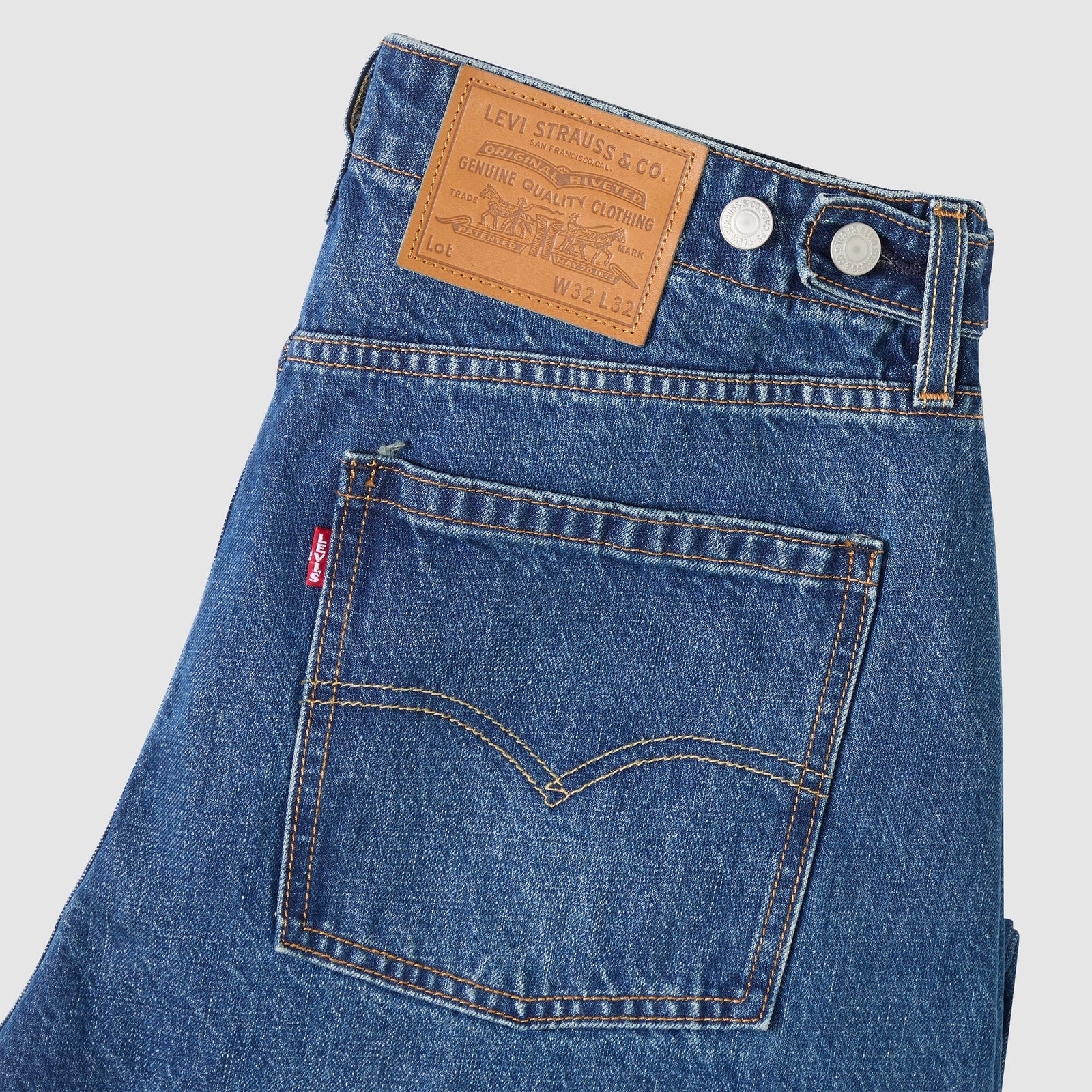 Main 8 - Levi's® Men's Baggy Barrel Jeans - 0057O0001