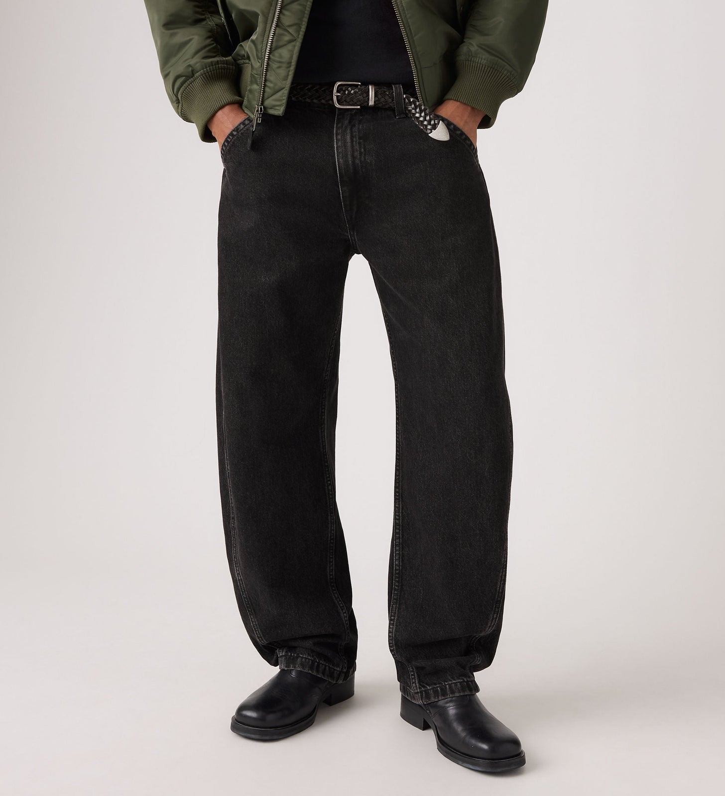 Main 5 - Levi's® Men's Baggy Barrel Jeans - 0057O0003
