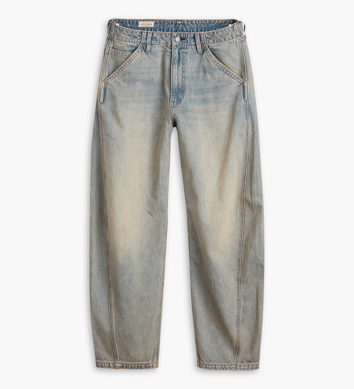 Main 8 - Levi's® Men's Baggy Barrel Jeans - 0057O0004