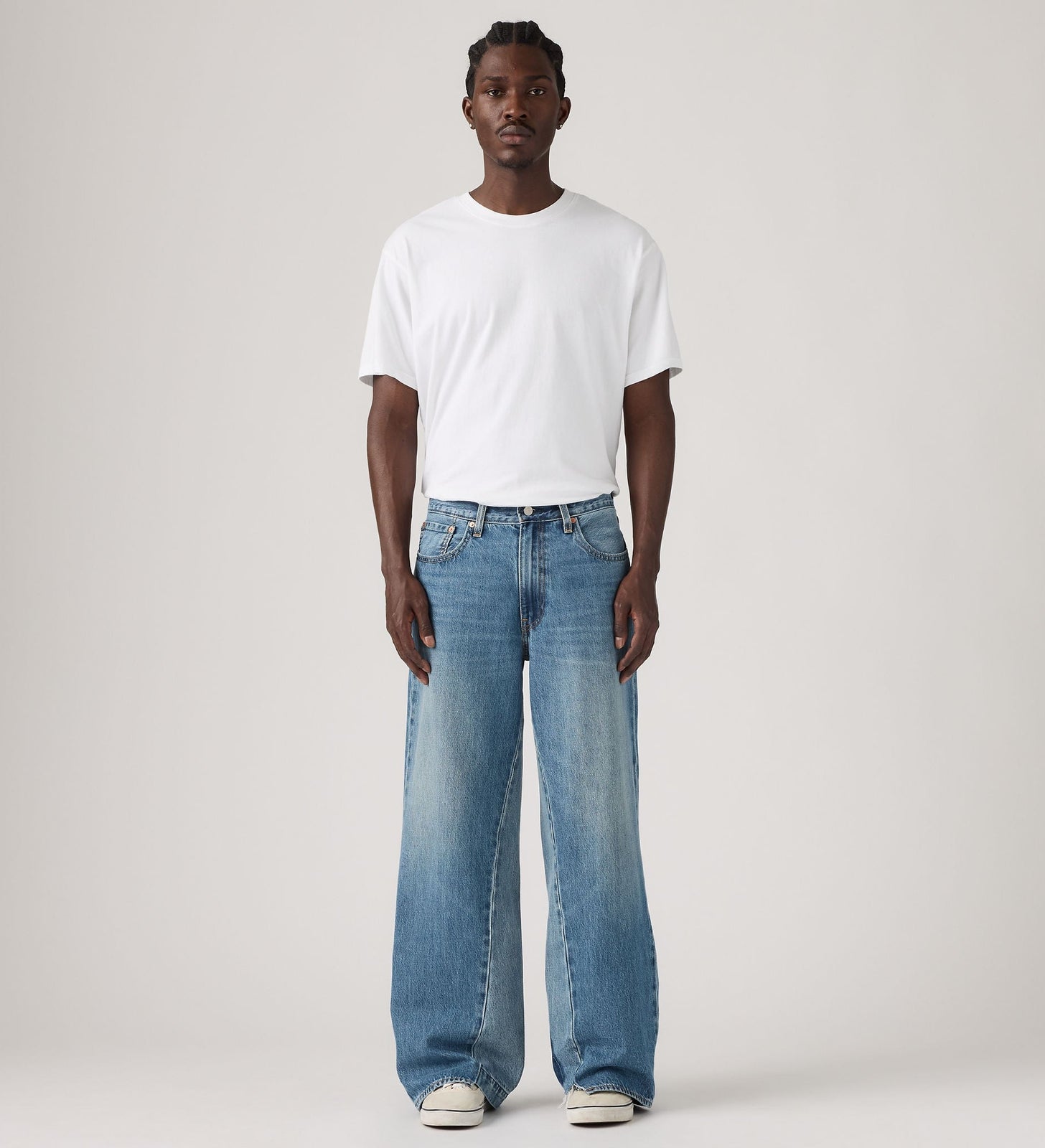 Main 3 - Levi's® Men's Baggy Wide-Leg Jeans - 0081B0002