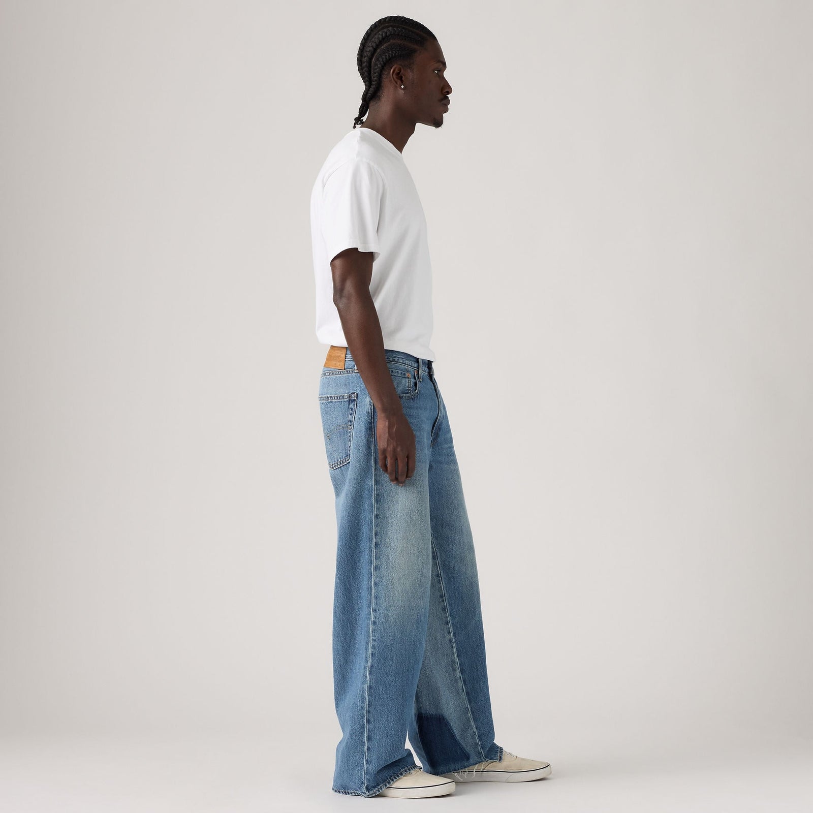Main 4 - Levi's® Men's Baggy Wide-Leg Jeans - 0081B0002