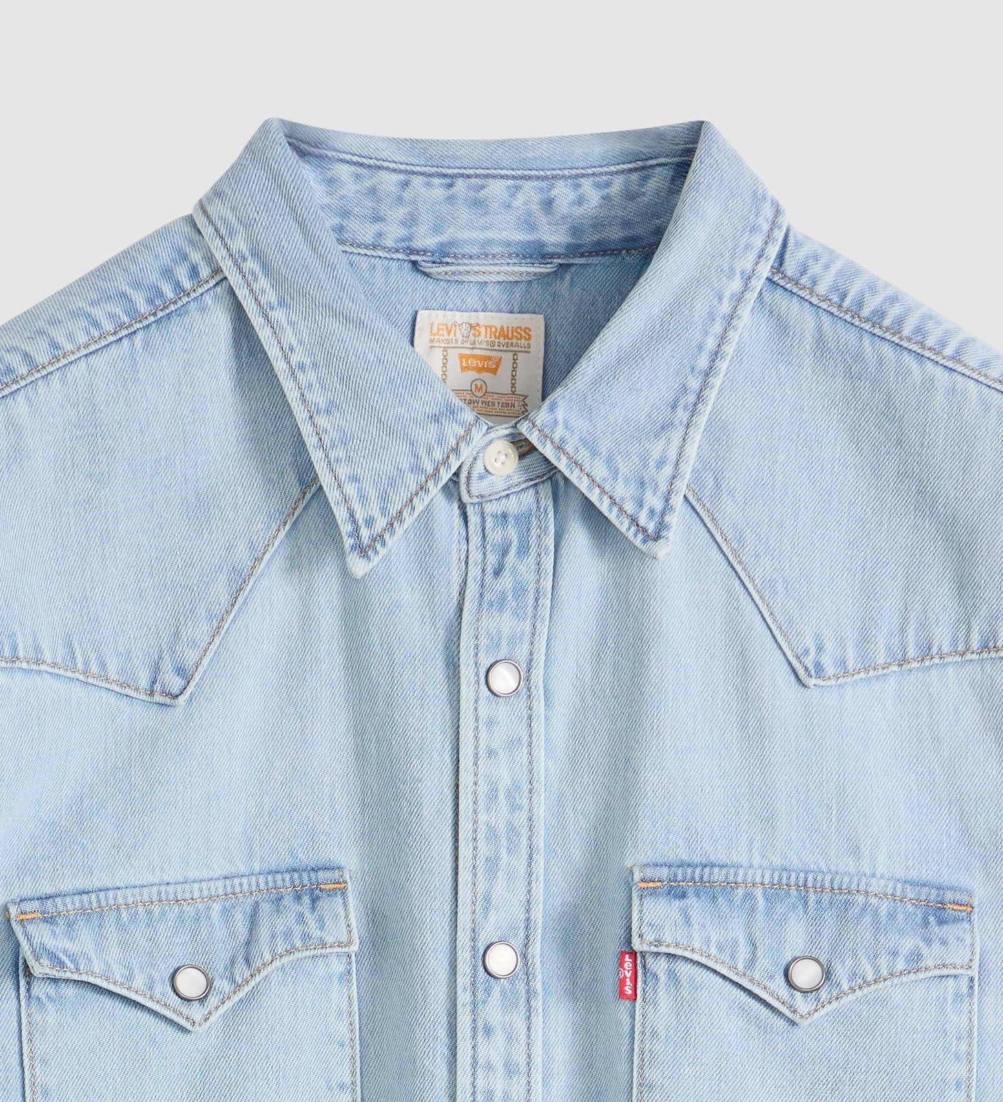 Main 6 - Levi's® Men's Barstow Standard Fit Western Shirt - 857440118