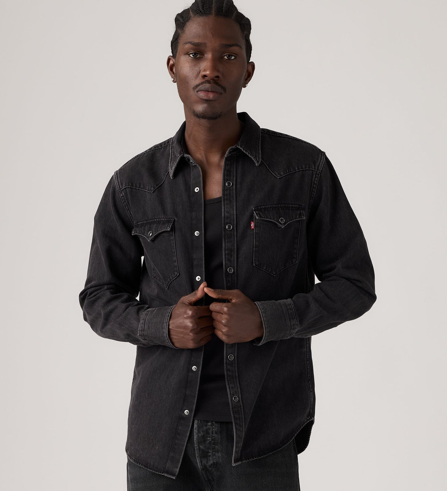 Main 1 - Levi's® Men's Barstow Standard Fit Western Shirt - 857440127