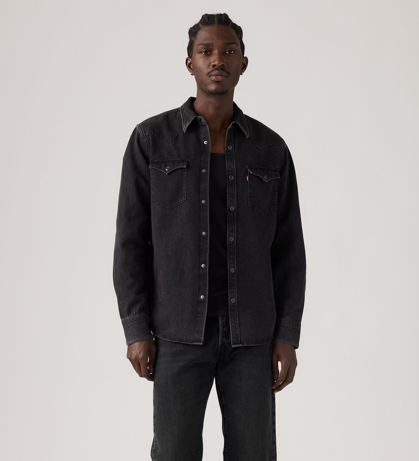 Main 3 - Levi's® Men's Barstow Standard Fit Western Shirt - 857440127