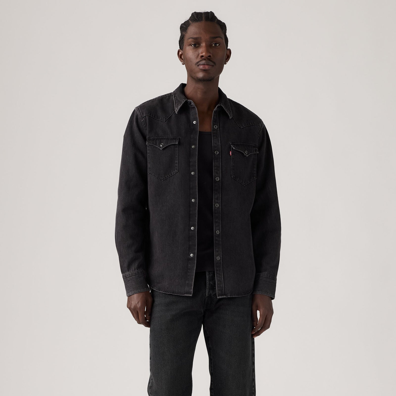 Main 3 - Levi's® Men's Barstow Standard Fit Western Shirt - 857440127