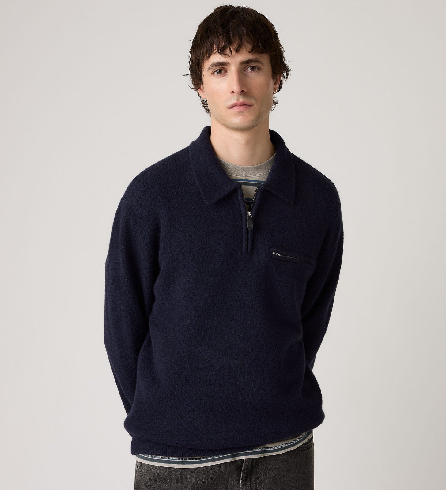 Main 1 - Levi's® Men's Boulder Quarter-Zip Sweater - 007W20000