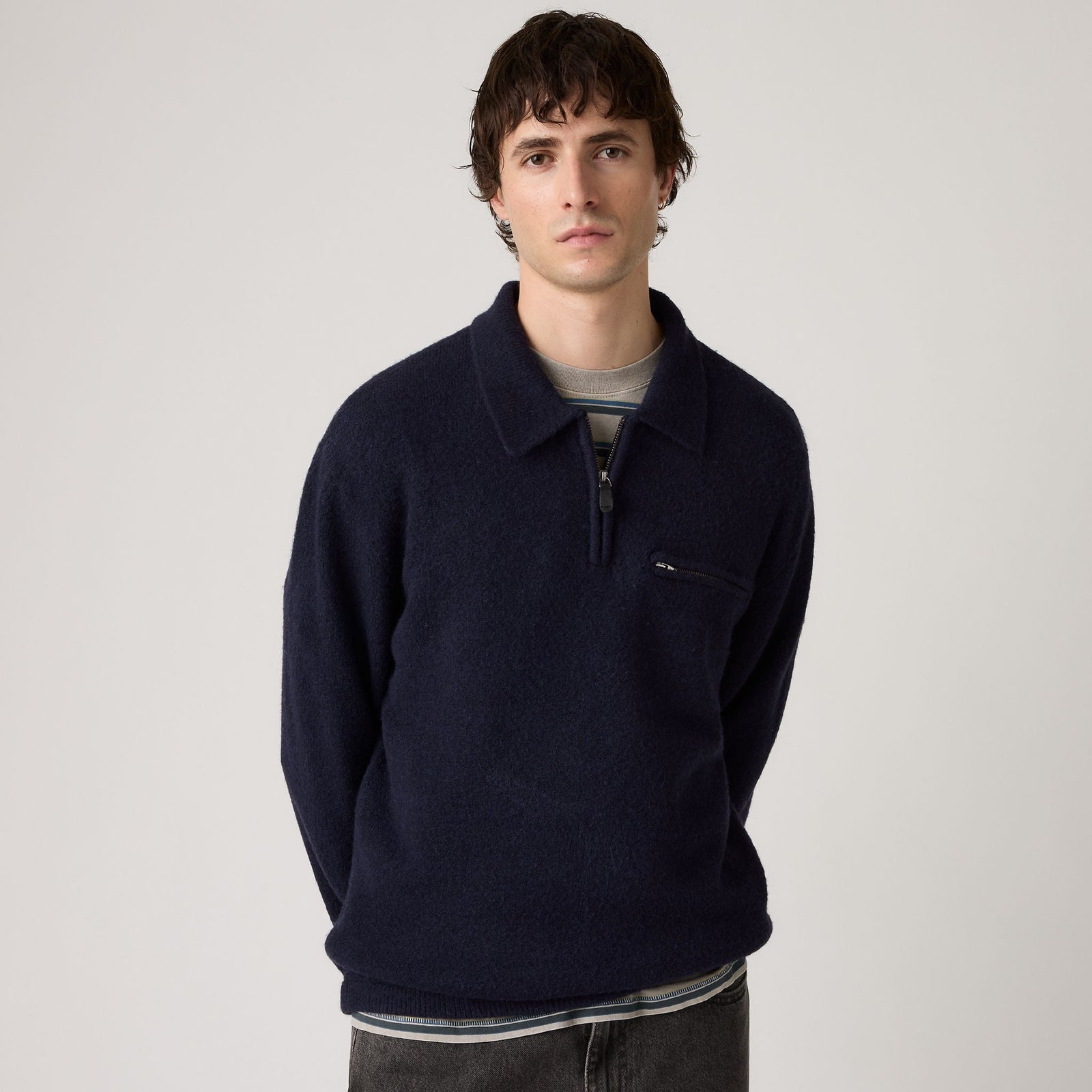 Main 1 - Levi's® Men's Boulder Quarter-Zip Sweater - 007W20000
