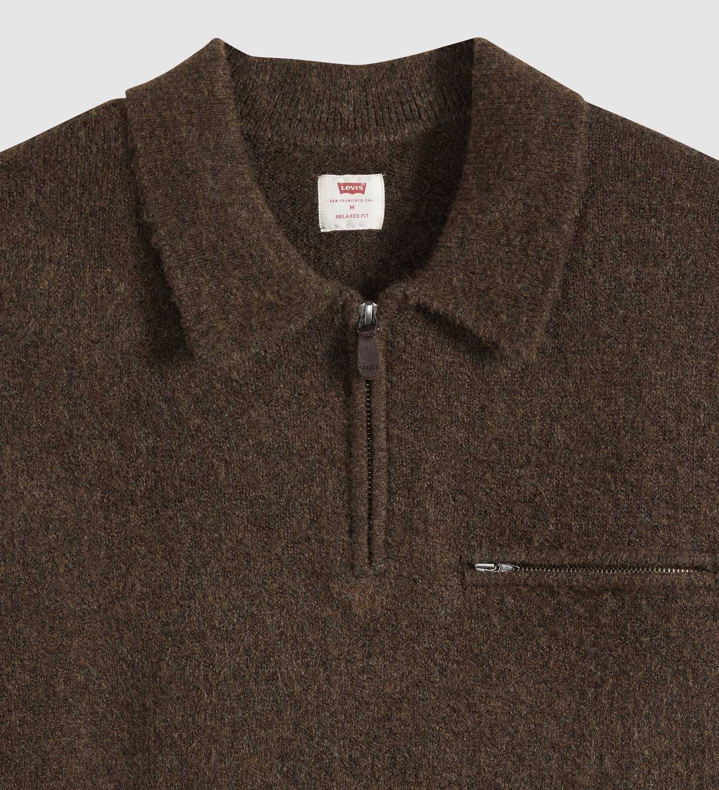 Main 7 - Levi's® Men's Boulder Quarter-Zip Sweater - 007W20001
