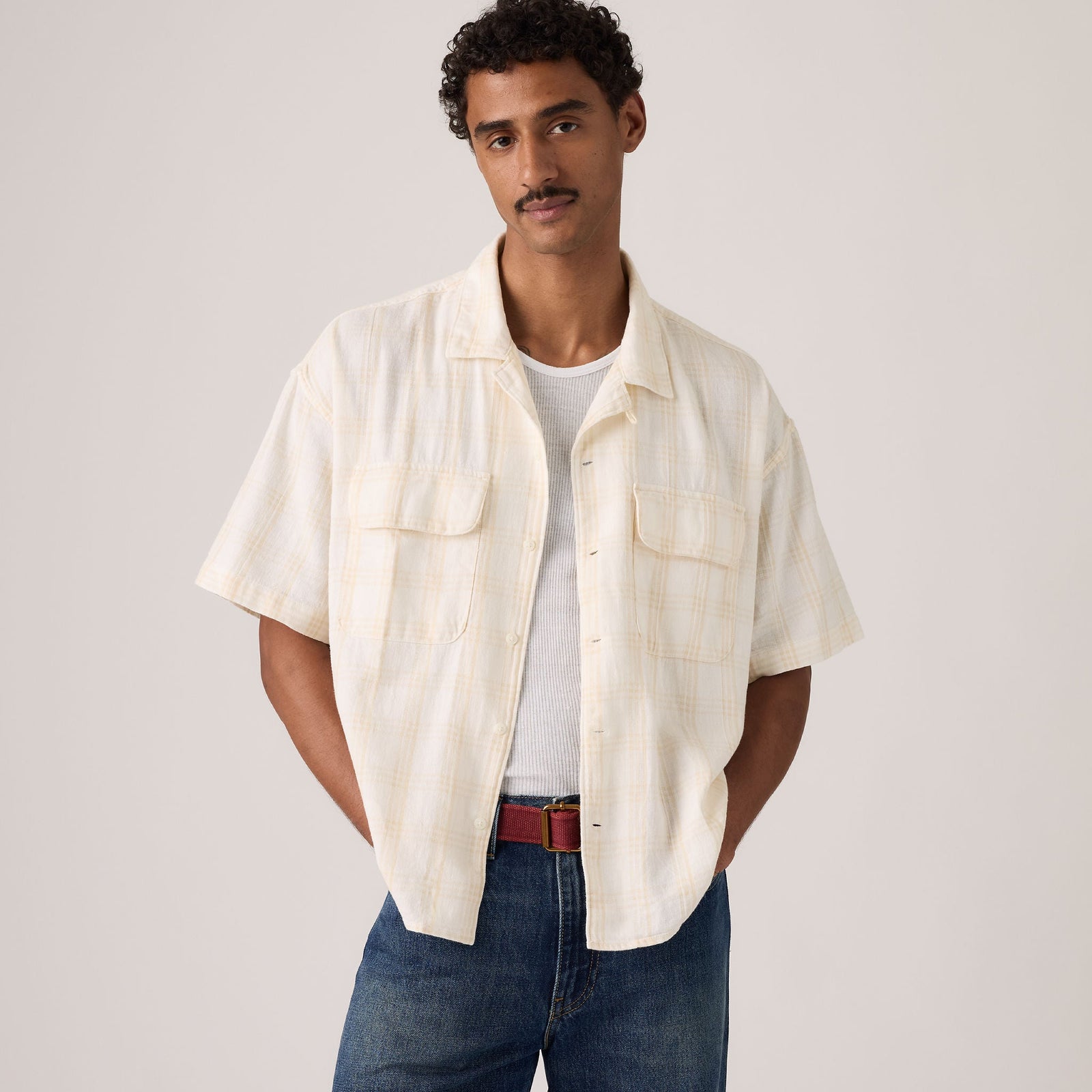 Main 1 - Levi's® Men's Boxy Utility Camp Shirt SCL - 