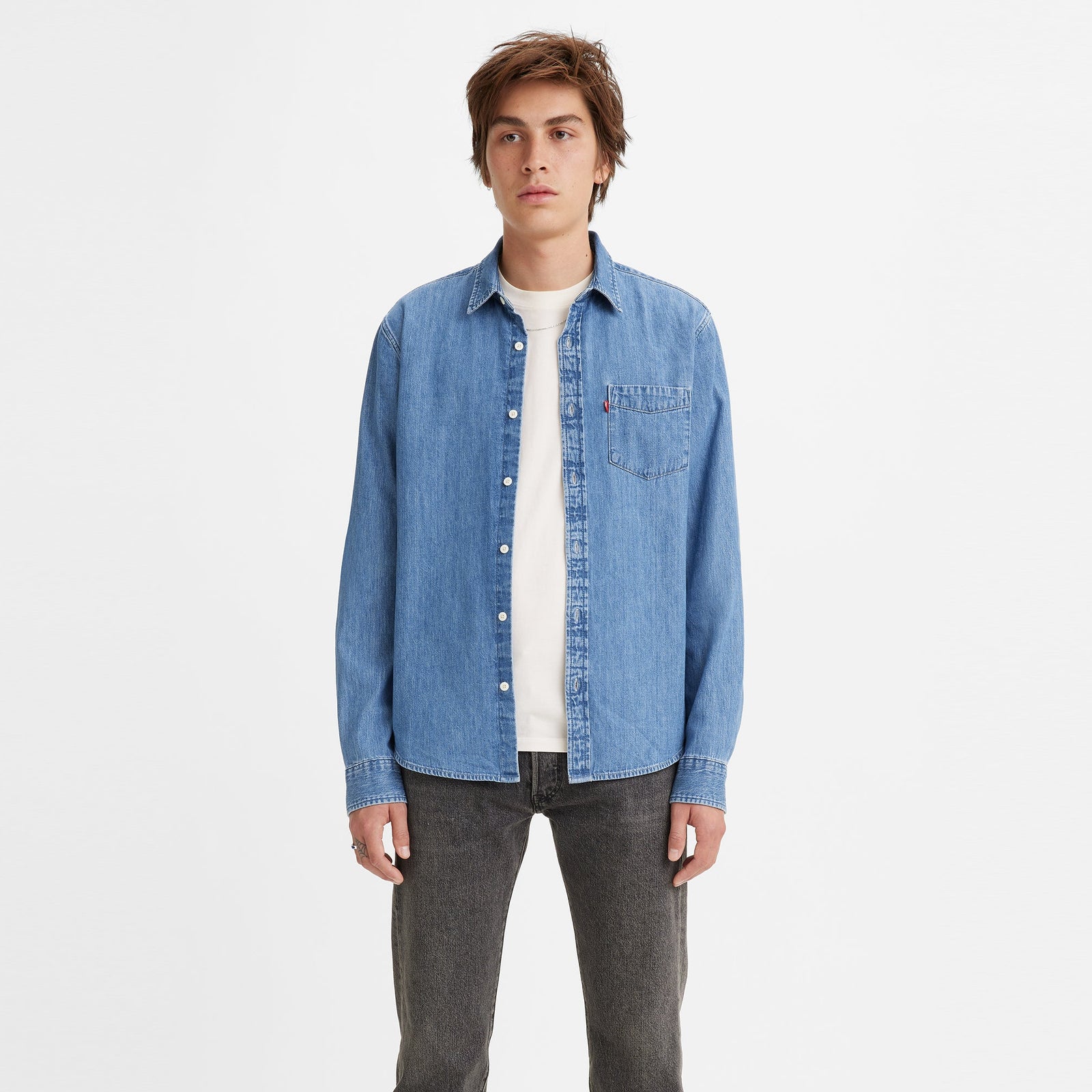 Main 5 - Levi's® Men's Classic Pocket Standard Fit Shirt SCL - 