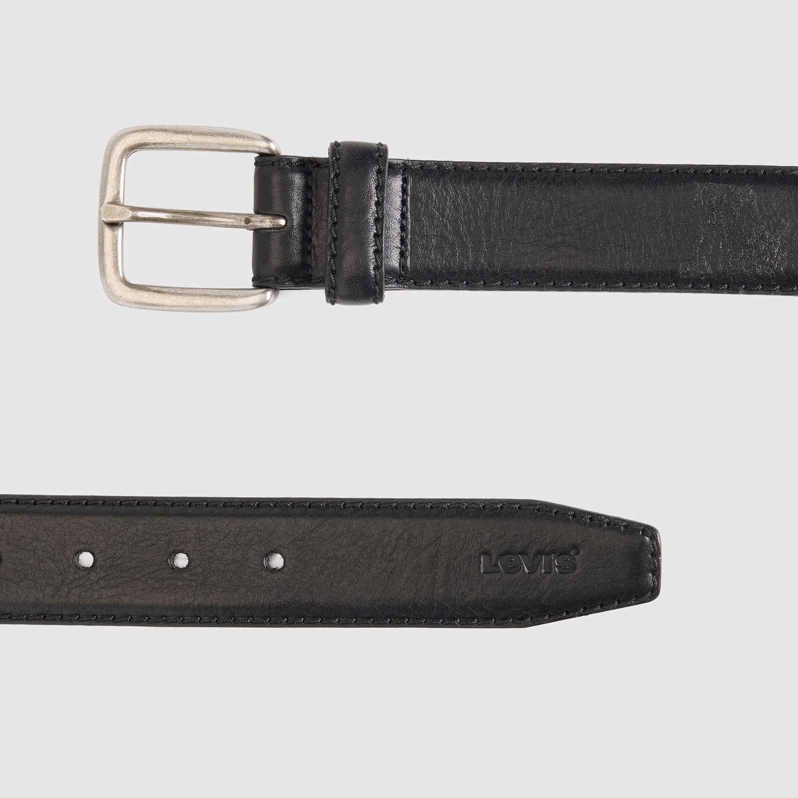 Main 3 - Levi's® Men's Finn Feather Edge Belt - 007YU0001