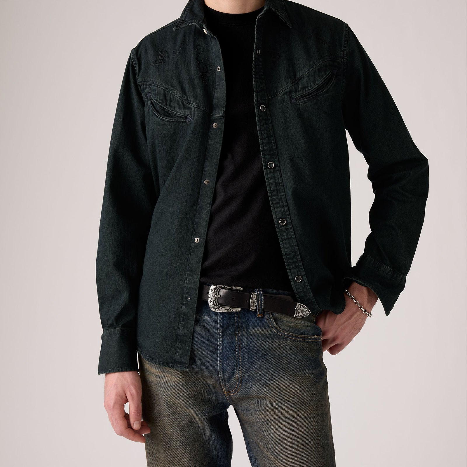 Main 1 - Levi's® Men's Go West Belt SCL - 