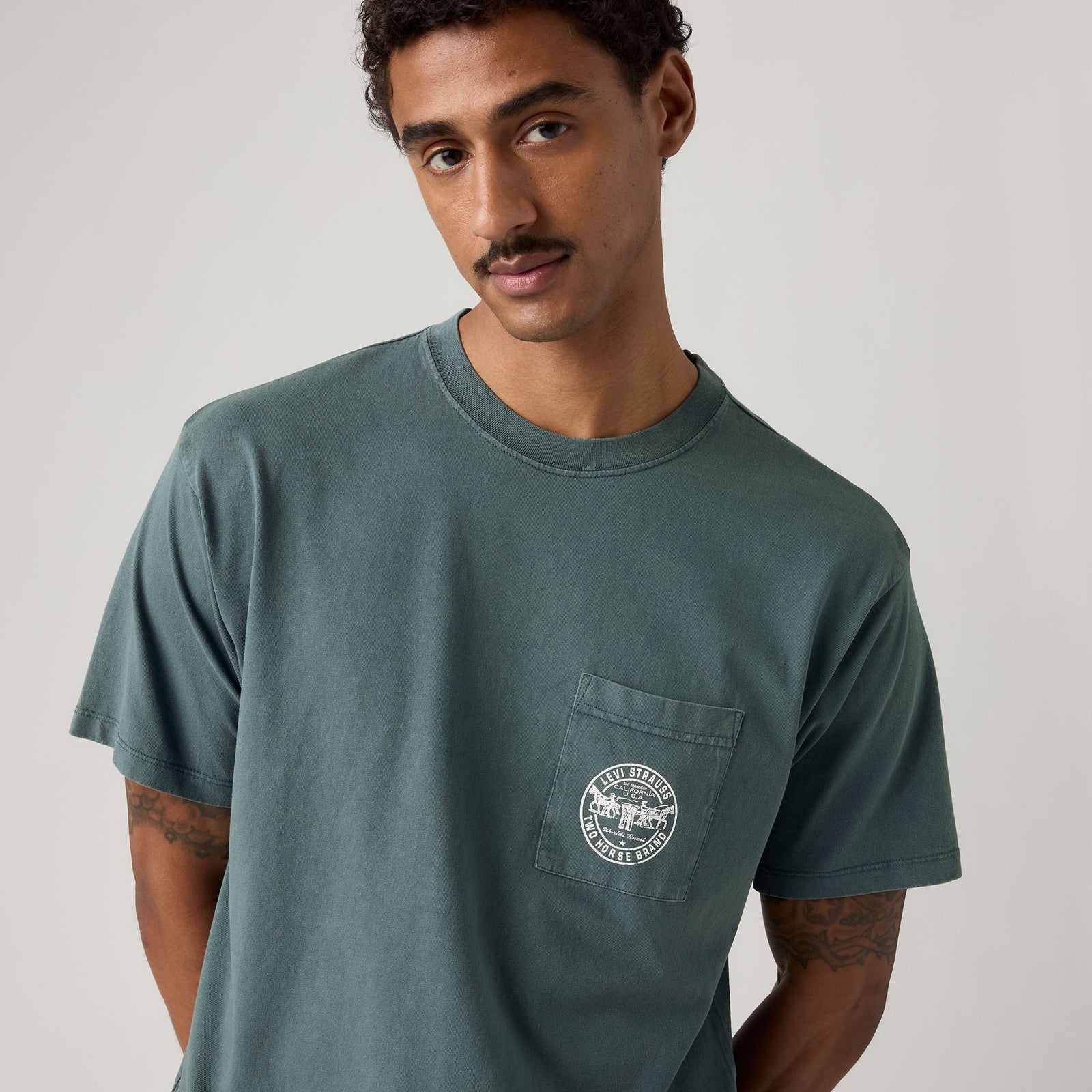 Main 6 - Levi's® Men's Graphic Vintage Fit Pocket Tee - 005HV0003