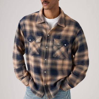 Thumbnail 4 - Levi's® Men's Long-Sleeve Boxy Western Shirt - 0085P0001