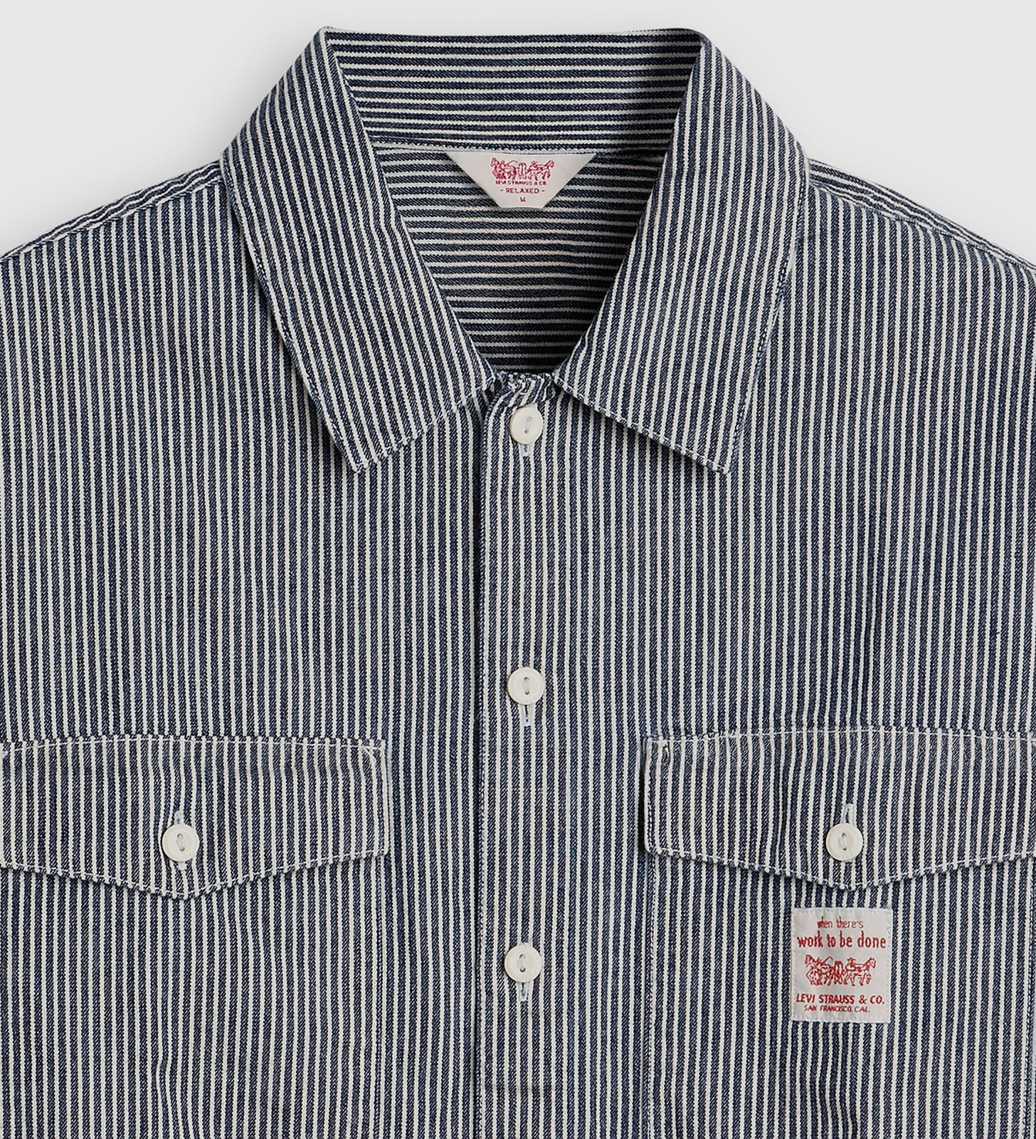 Main 6 - Levi's® Men's Long-Sleeve Worker Shirt - 003O20005