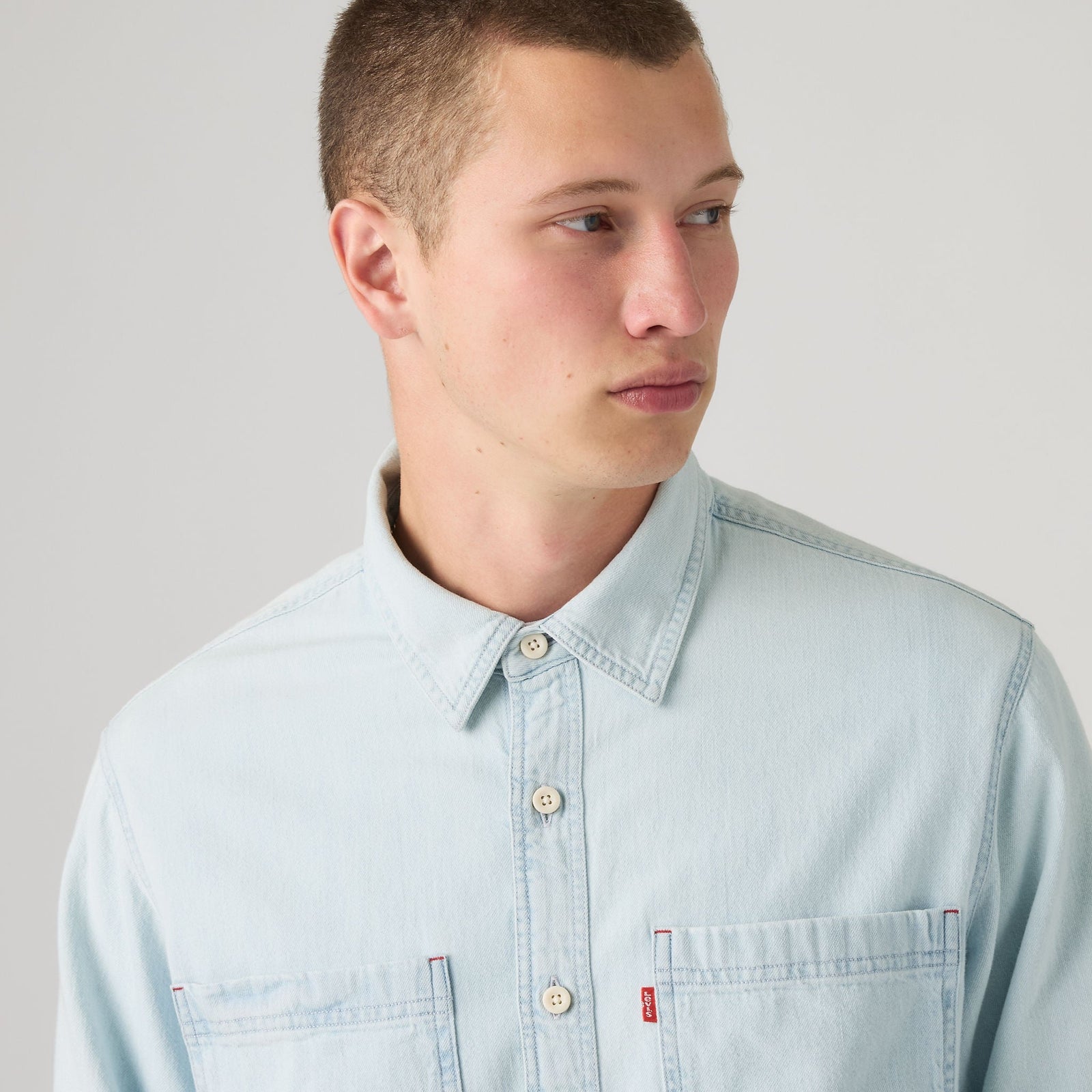 Main 4 - Levi's® Men's Mariposa Worker Shirt - 0085D0001