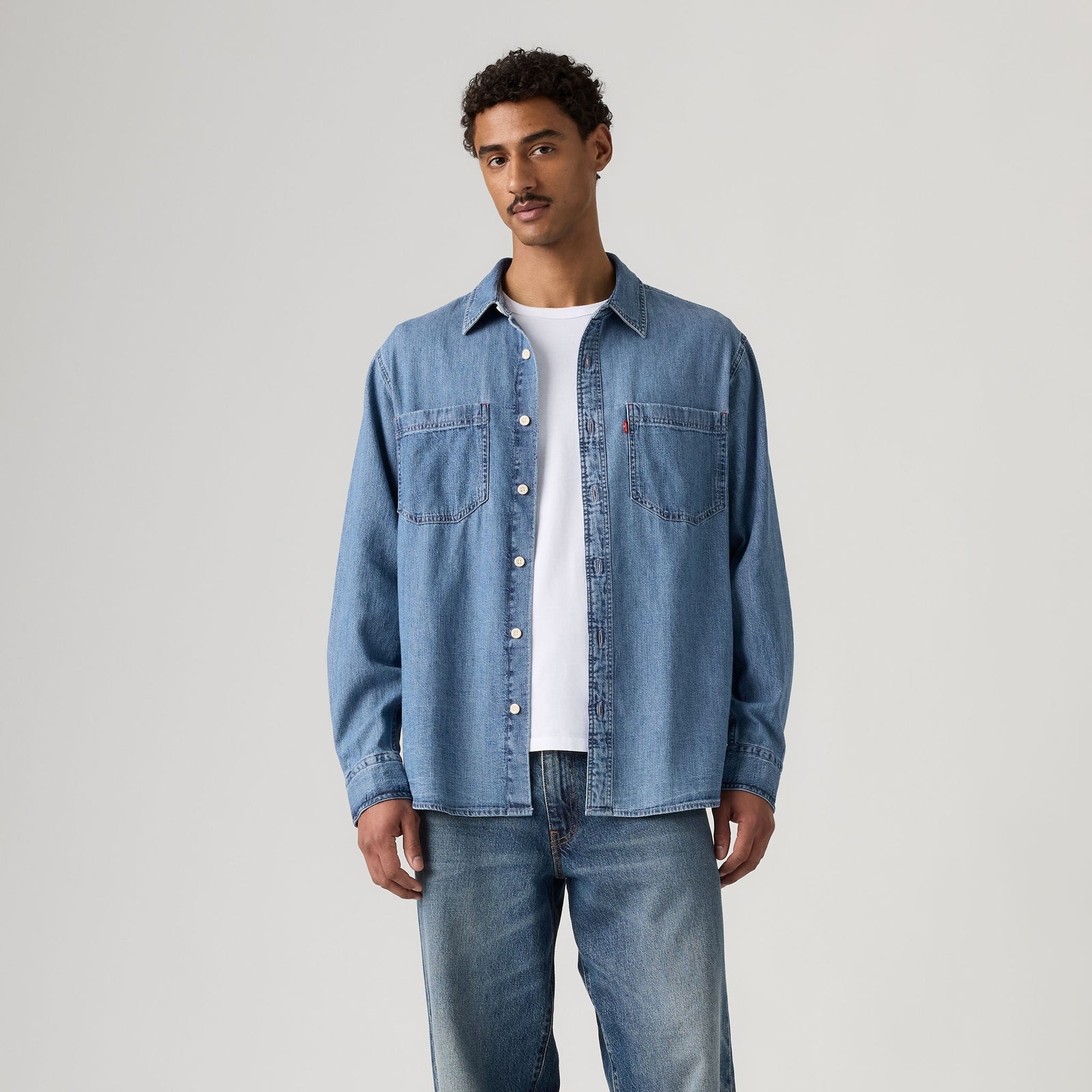 Main 3 - Levi's® Men's Mariposa Worker Shirt - 0085D0002