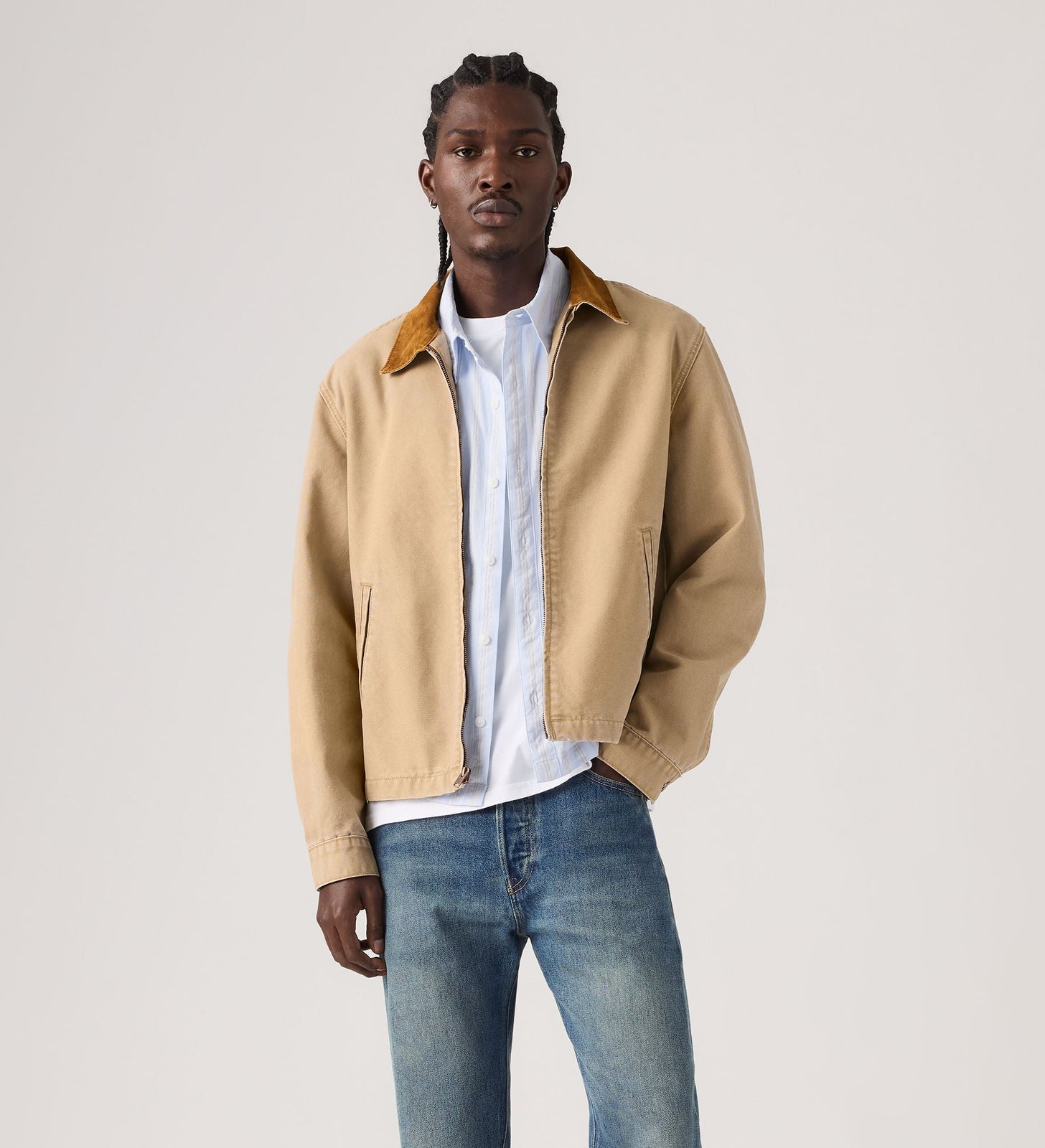 Main 1 - Levi's® Men's Mechanics Full-Zip Jacket - 005AF0004