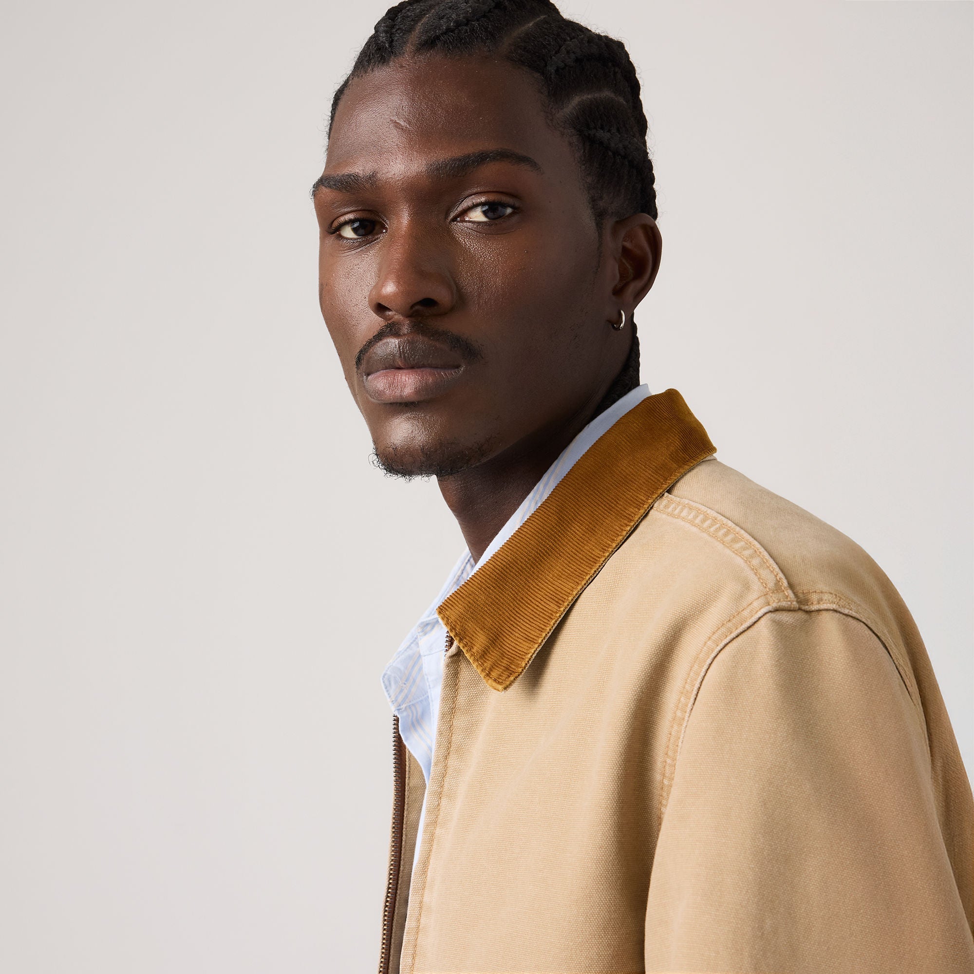 LEVI'S ベージュ ジップアップジャケット最終値下げ Levi's® Men's Mechanics Full-Zip Jacket