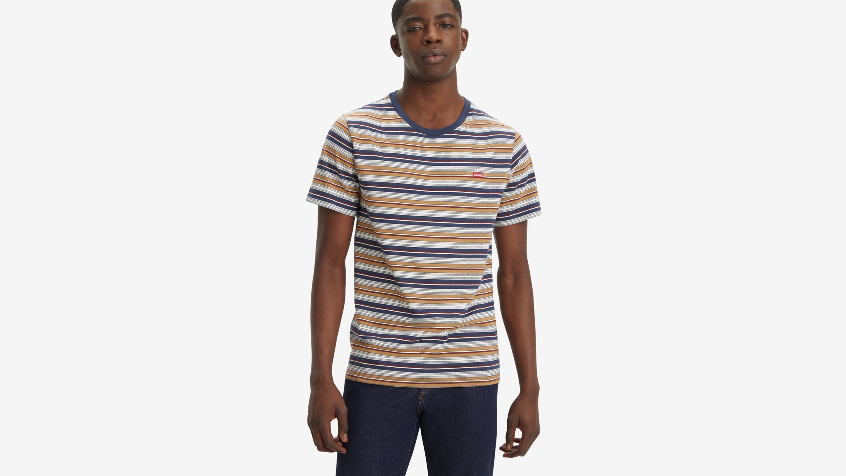 Men's levi's striped t shirt on sale