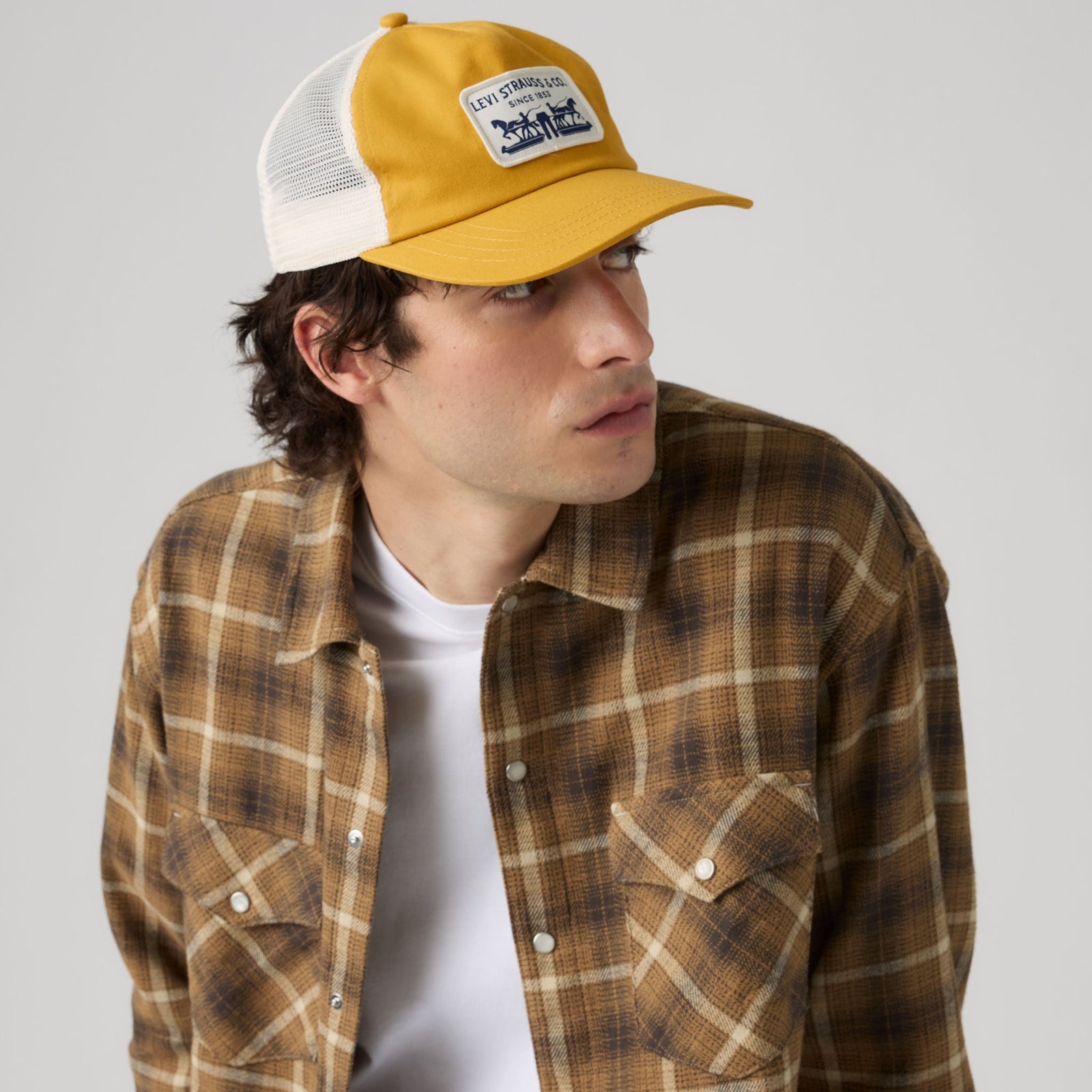 Main 1 - Levi's® Men's Presidio Trucker Cap - 007YQ0003