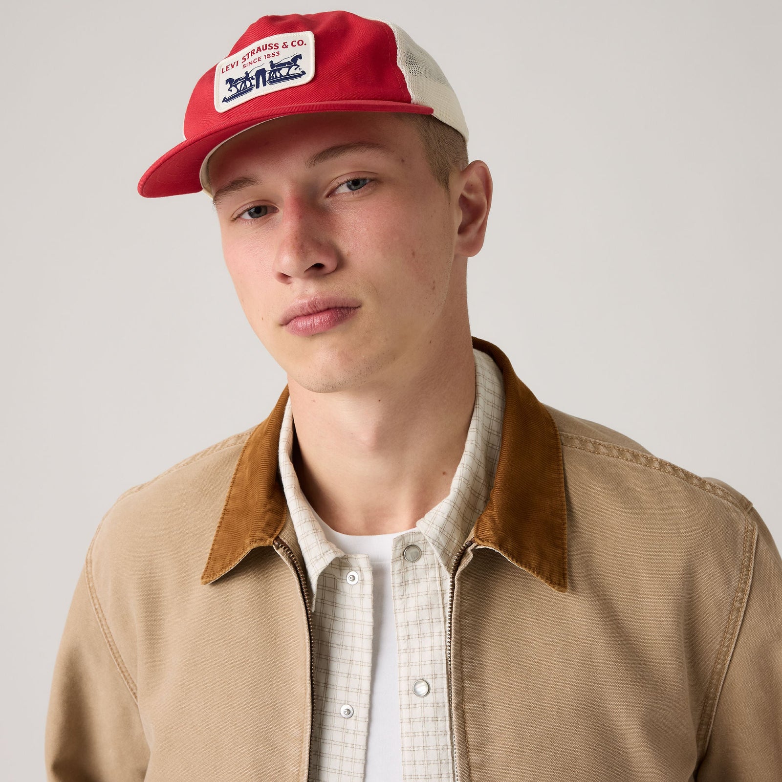 Main 1 - Levi's® Men's Presidio Trucker Cap - 007YQ0005