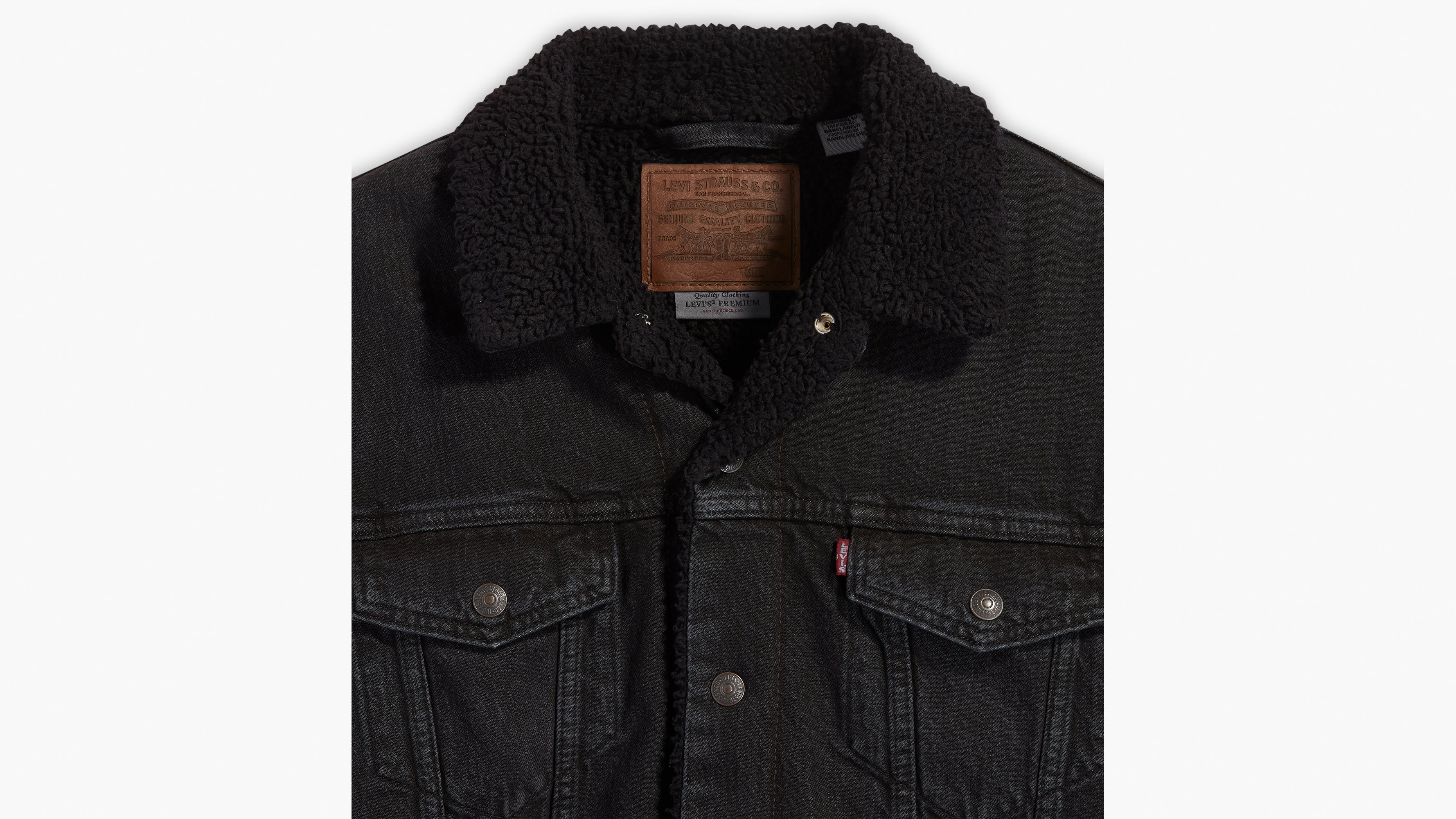 Sherpa Trucker Levis Jeansjacke Mit Fell Männer Levi's