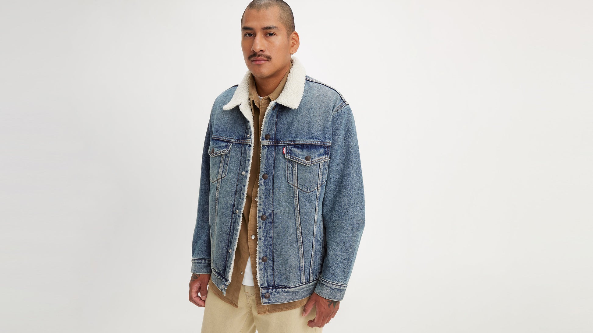 Levi's® Men's Relaxed Fit Sherpa Trucker Jacket