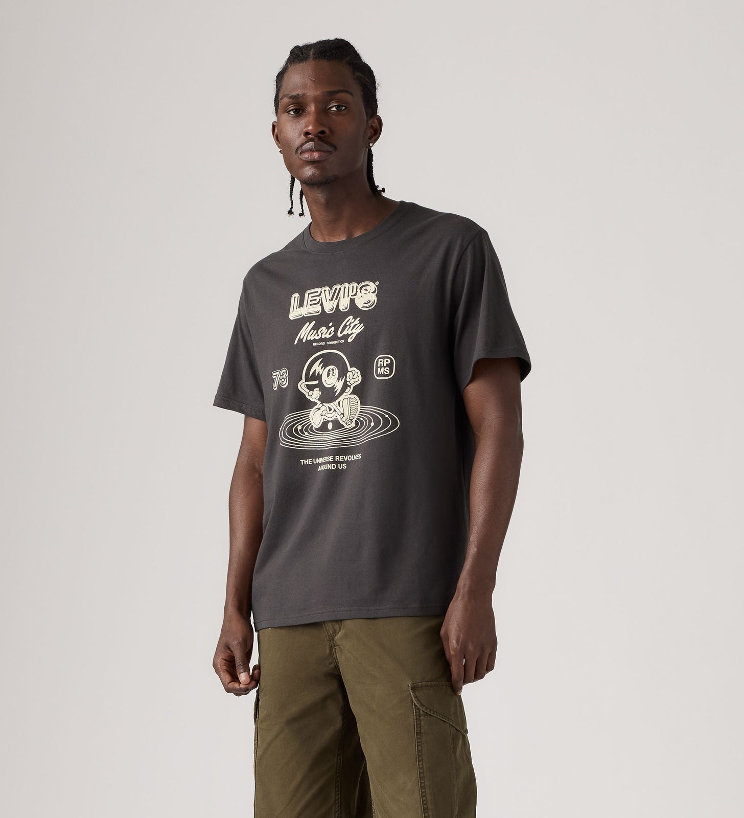 Main 3 - Levi's® Men's Relaxed Fit Short Sleeve Graphic T-Shirt - 161432615