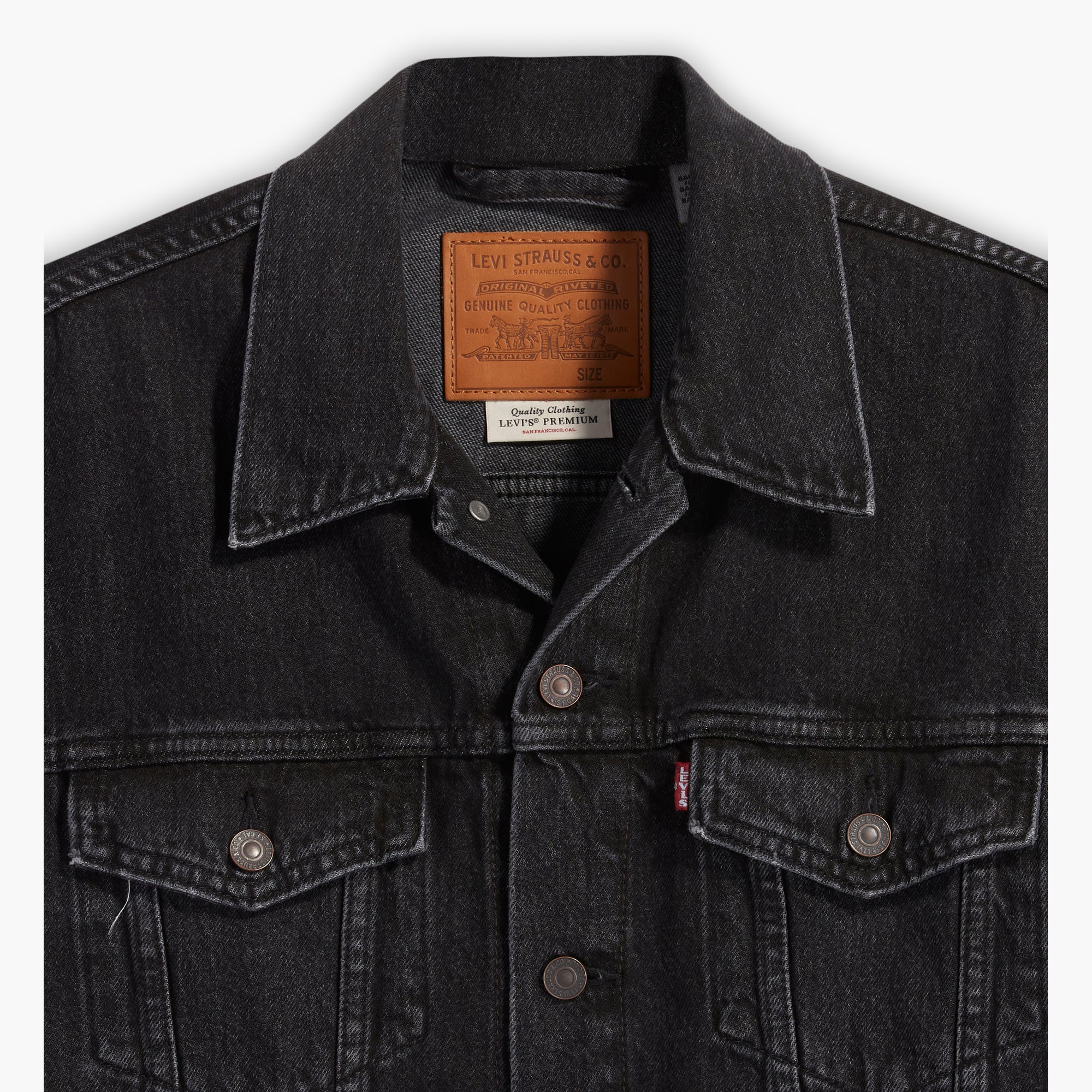 Relaxed Trucker Jacket with Classic Shape and Loose Cut