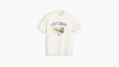 Short-sleeve tee featuring tropical Levi’s design