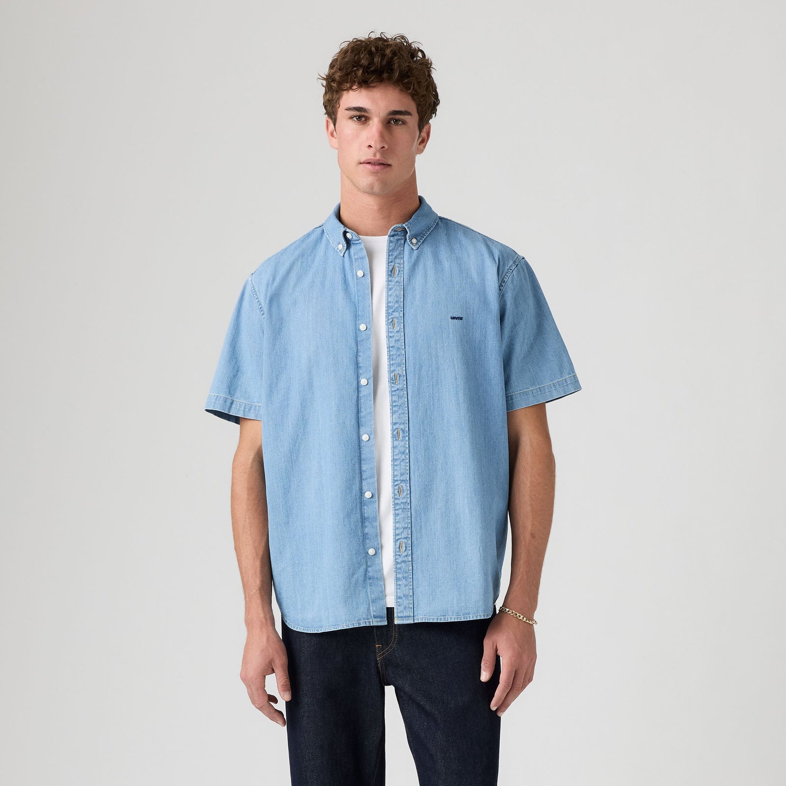 Main 4 - Levi's® Men's Short-Sleeve Authentic Button-Down - A91610007