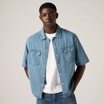 Thumbnail 1 - Levi's® Men's Short-Sleeve Boxy Western Shirt - 005H70006