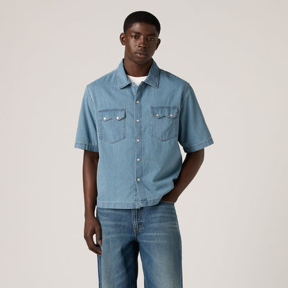 Thumbnail 3 - Levi's® Men's Short-Sleeve Boxy Western Shirt - 005H70006