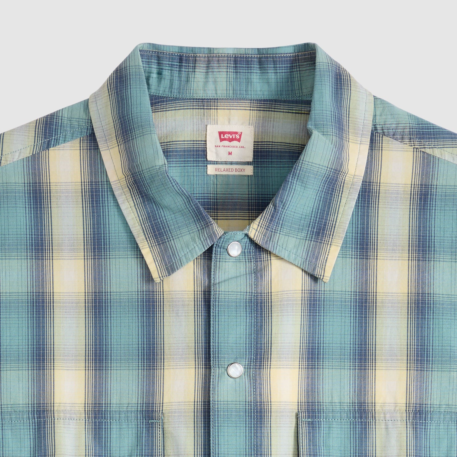 Main 7 - Levi's® Men's Short-Sleeve Boxy Western Shirt - 005H70007