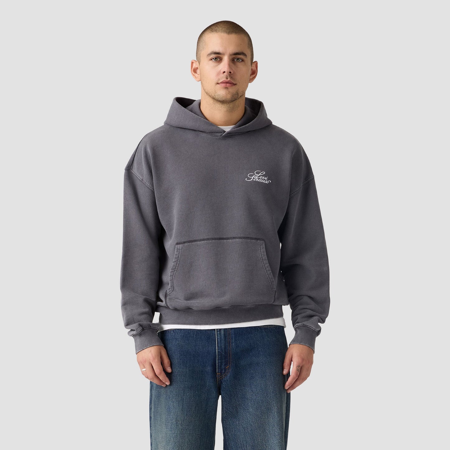 Levi's® Men's Two Horse Cropped Hoodie
